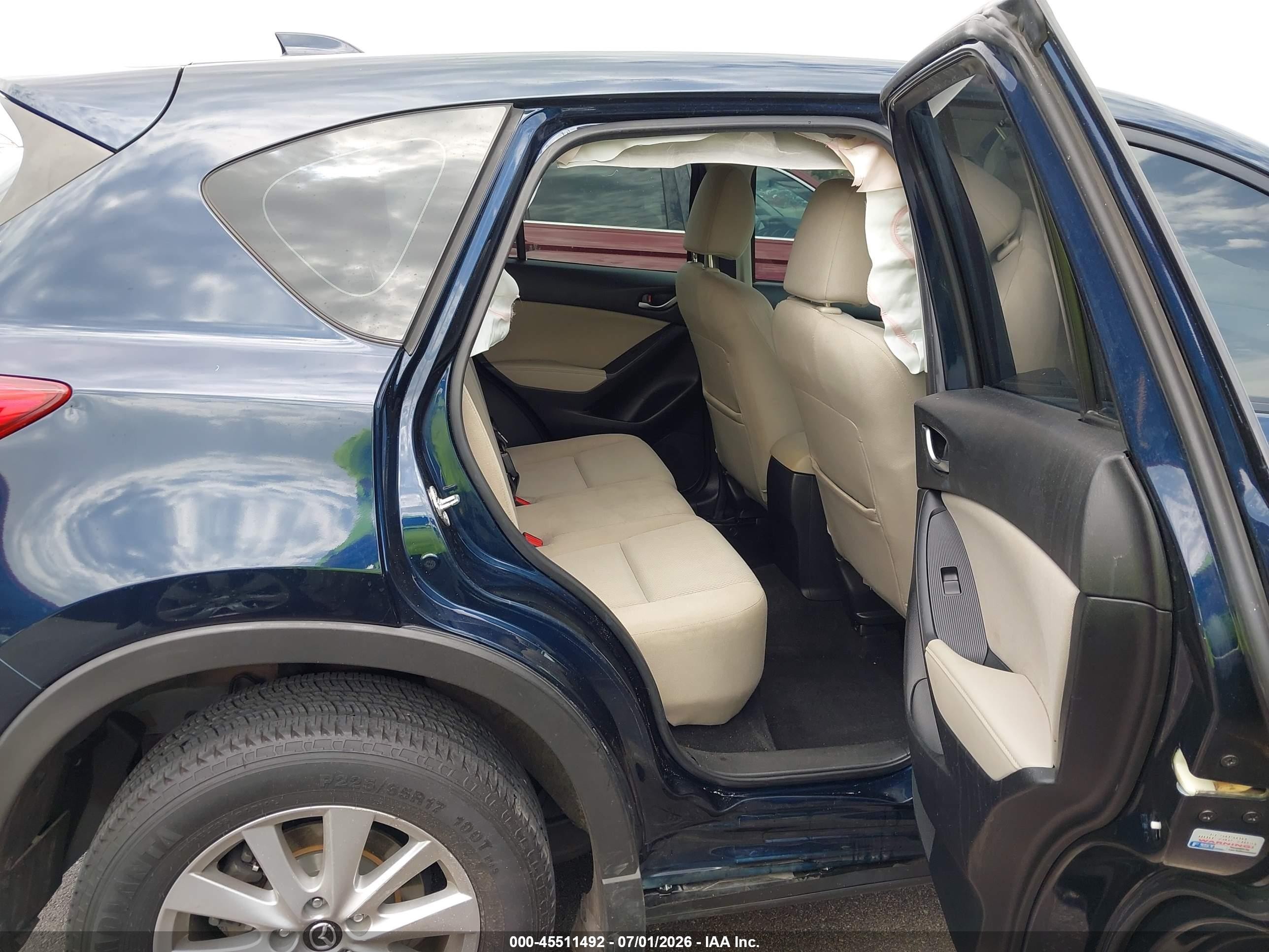 2015 Mazda Cx-5 Sport Blue vin: JM3KE4BY3F0484881
