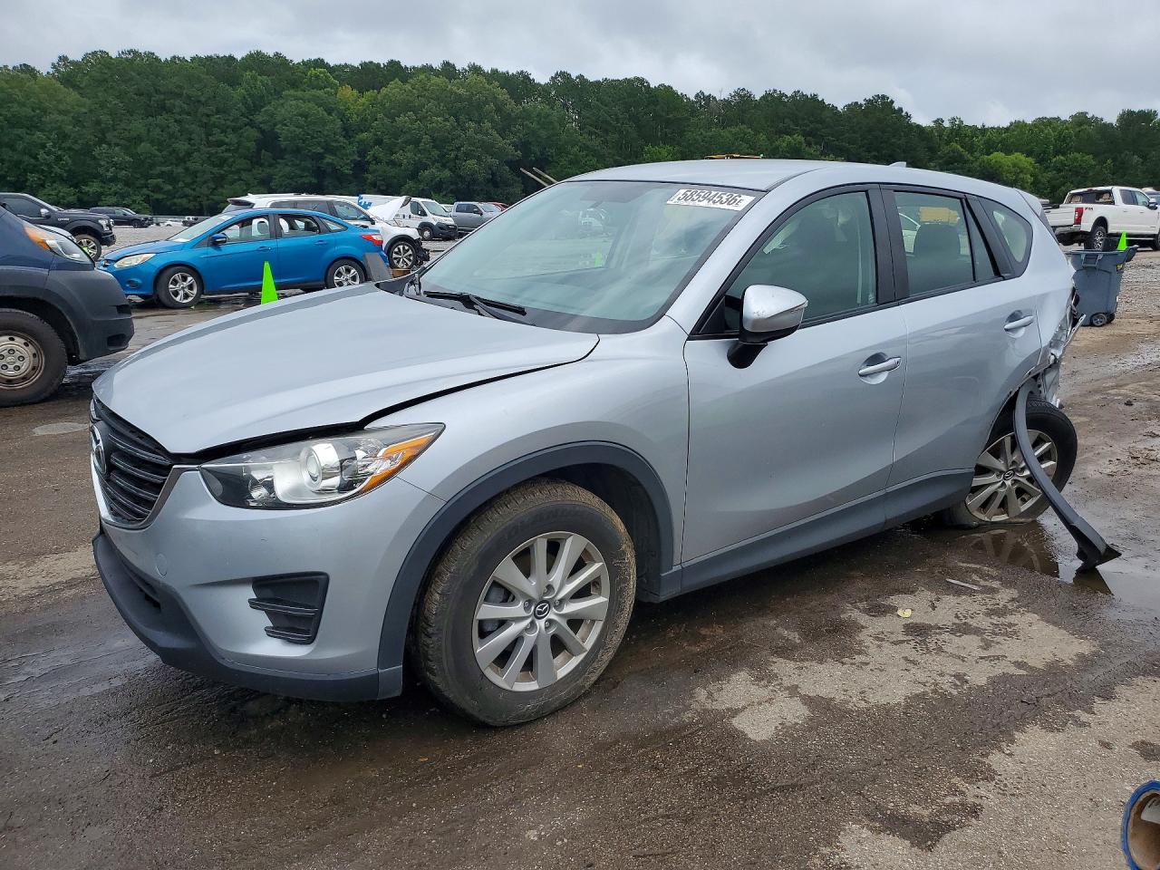 2016 Mazda Cx-5 Sport Silver vin: JM3KE4BY4G0631579