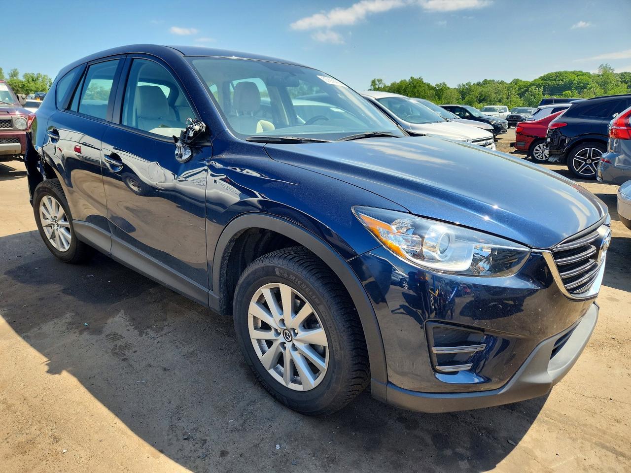 2016 Mazda Cx-5 Sport Blue vin: JM3KE4BY4G0895028