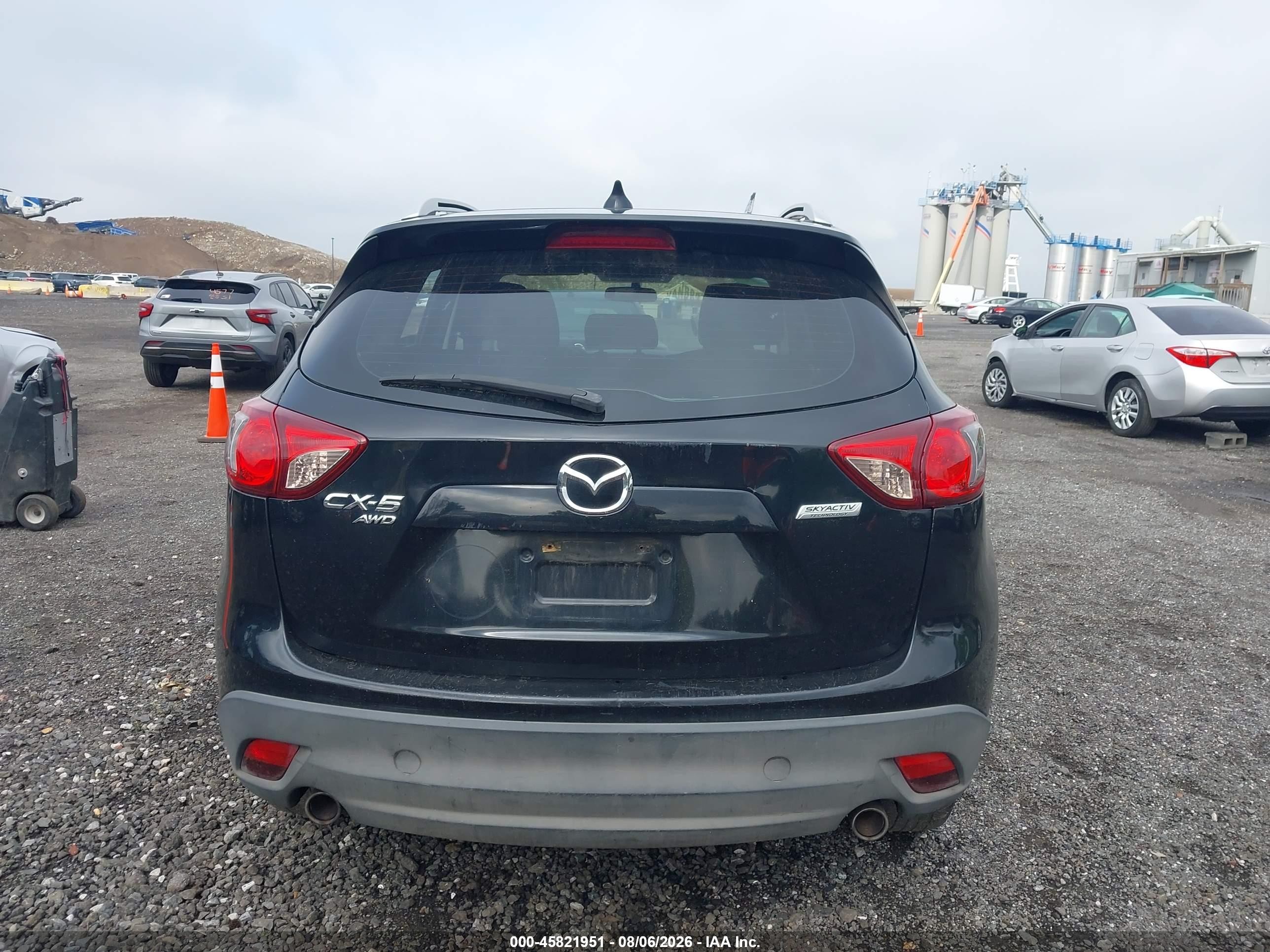 2015 Mazda Cx-5 Sport Черный vin: JM3KE4BY5F0517055