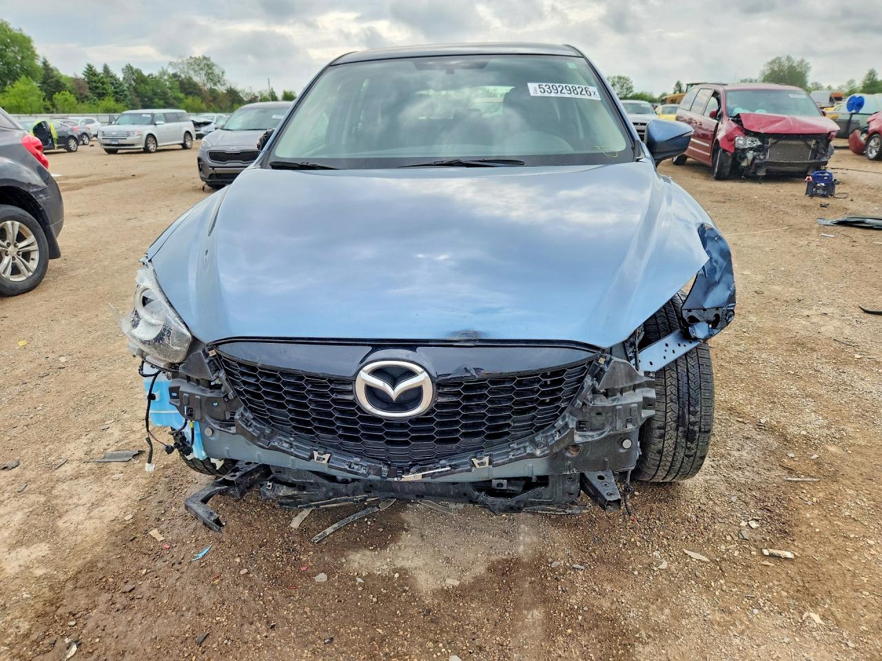 2015 Mazda Cx-5 Sport Blue vin: JM3KE4BY5F0524815