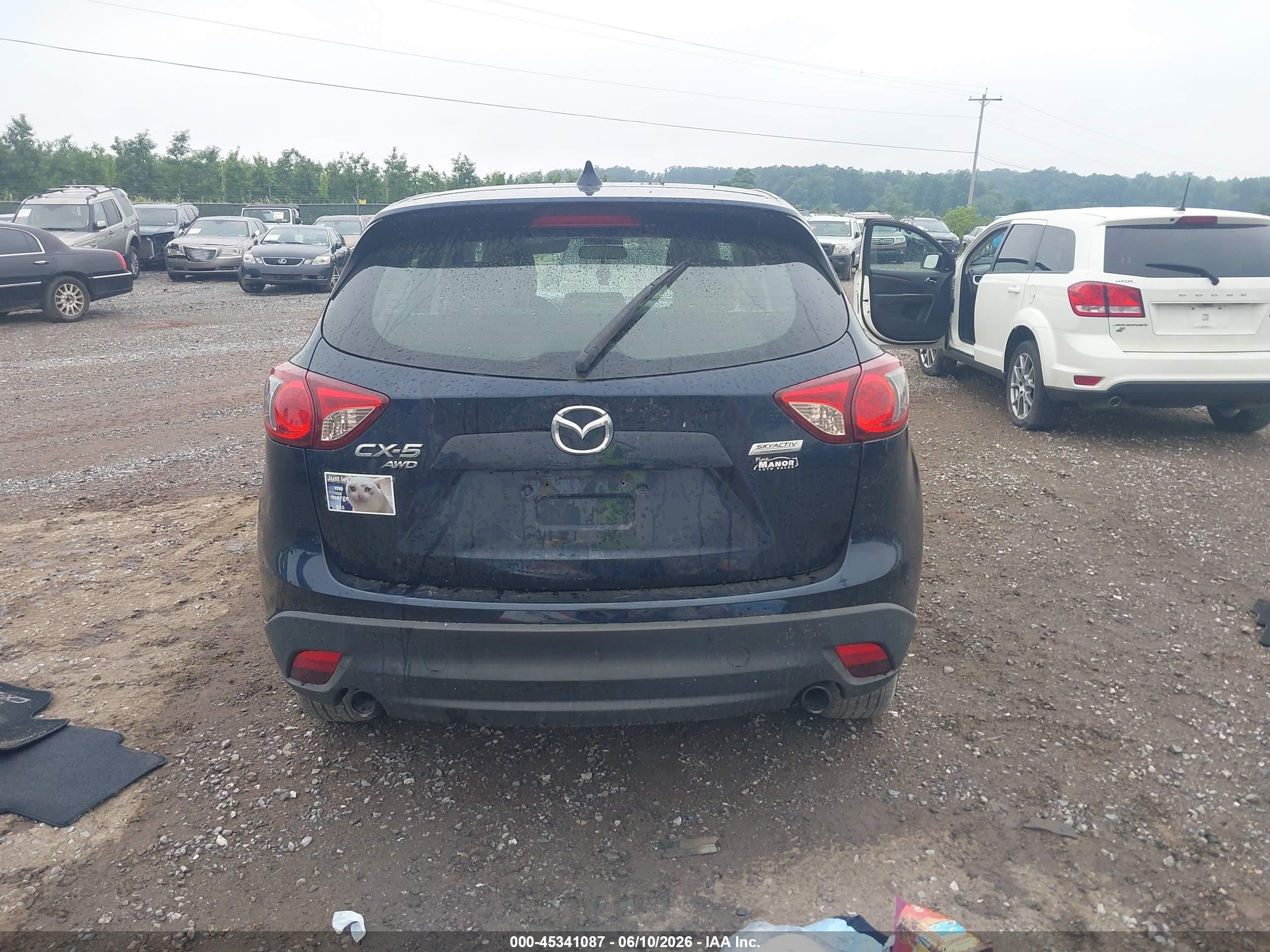 2015 Mazda Cx-5 Sport Blue vin: JM3KE4BY7F0481661