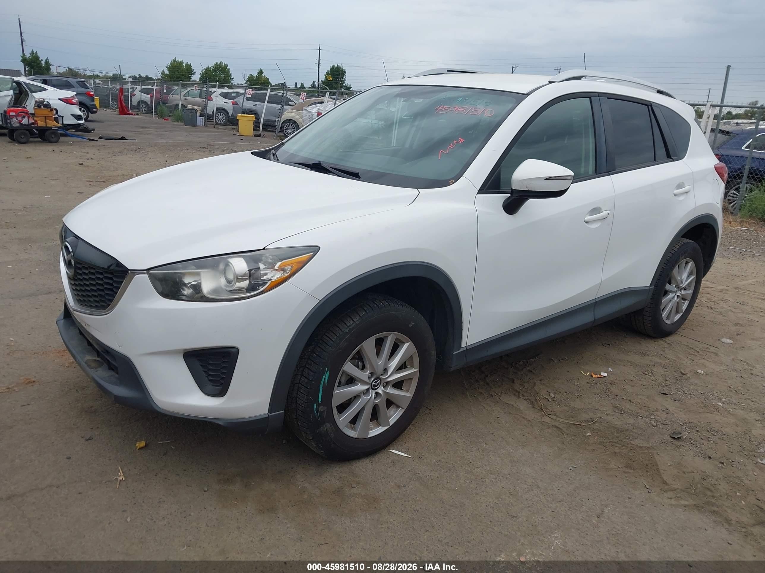 2015 Mazda Cx-5 Sport White vin: JM3KE4BY8F0486870