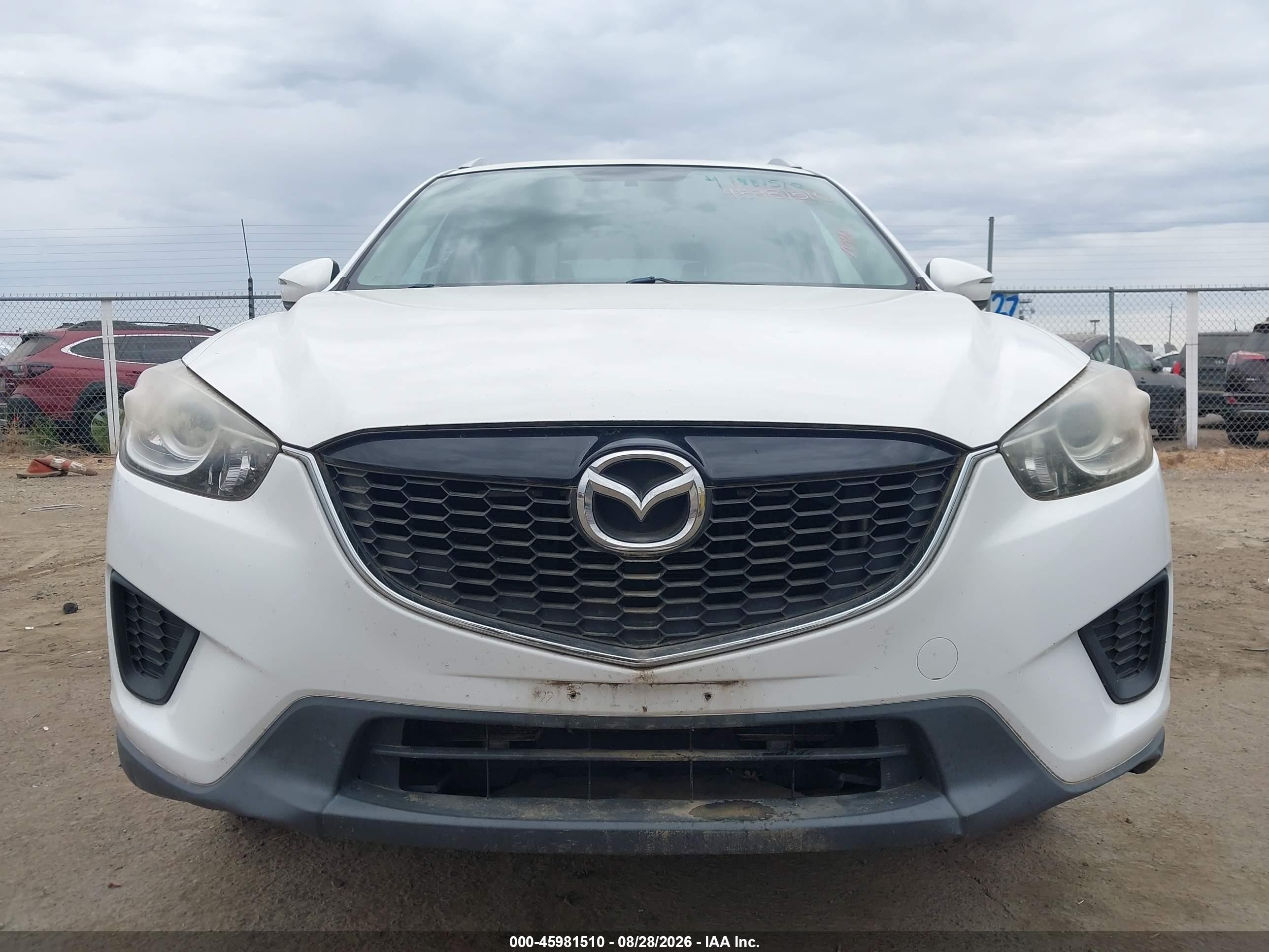 2015 Mazda Cx-5 Sport White vin: JM3KE4BY8F0486870