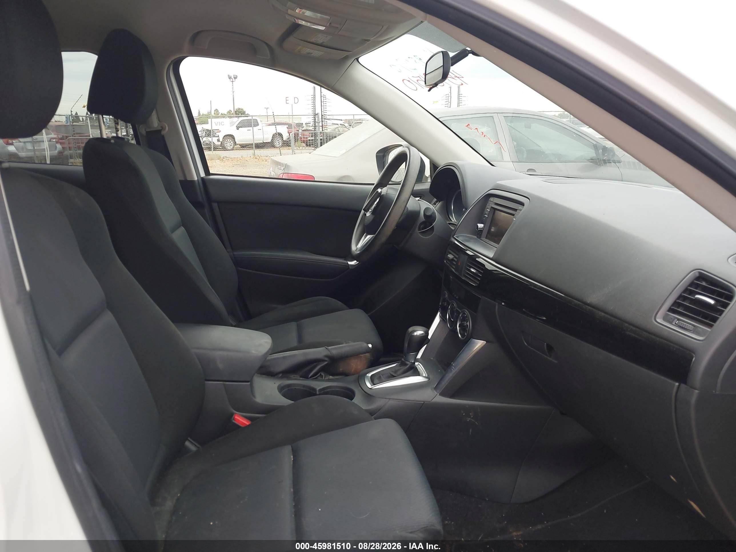 2015 Mazda Cx-5 Sport White vin: JM3KE4BY8F0486870