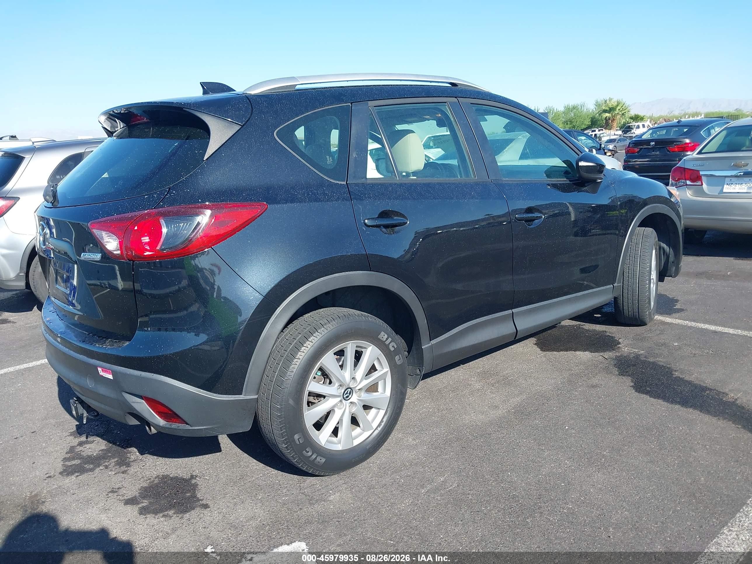 2015 Mazda Cx-5 Sport Black vin: JM3KE4BY8F0508835