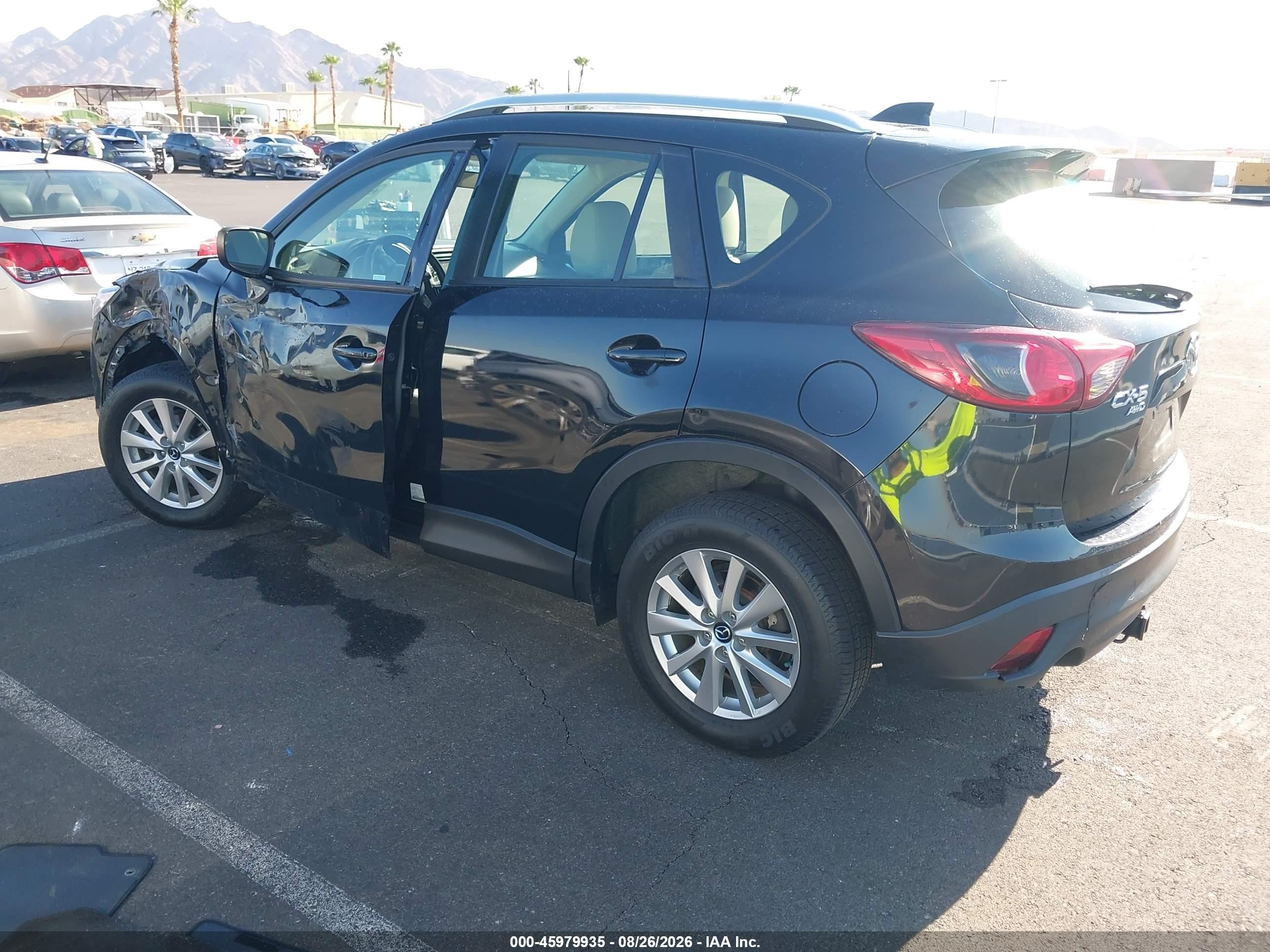 2015 Mazda Cx-5 Sport Black vin: JM3KE4BY8F0508835