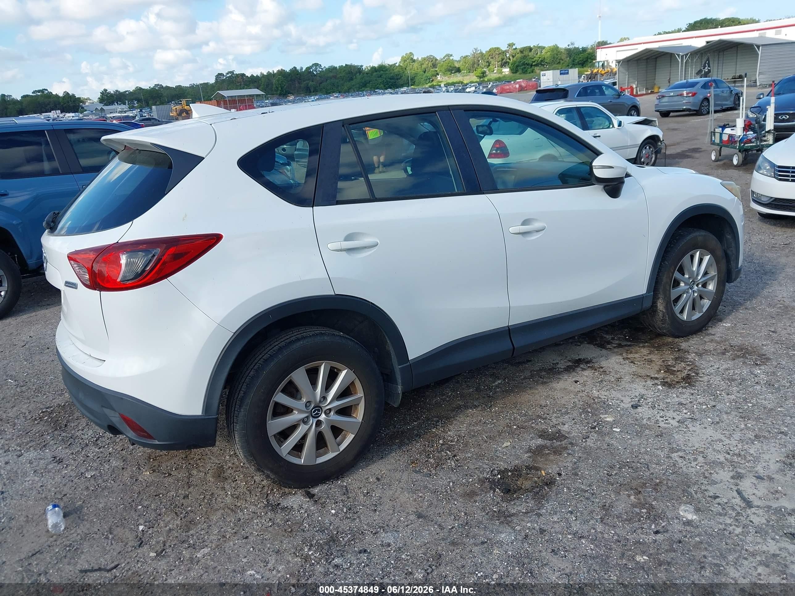 2016 Mazda Cx-5 Sport White vin: JM3KE4BY9G0669826
