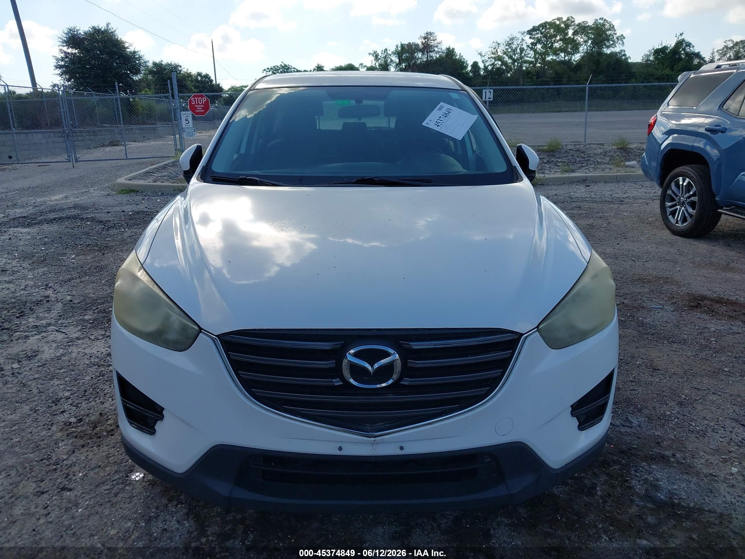 2016 Mazda Cx-5 Sport White vin: JM3KE4BY9G0669826