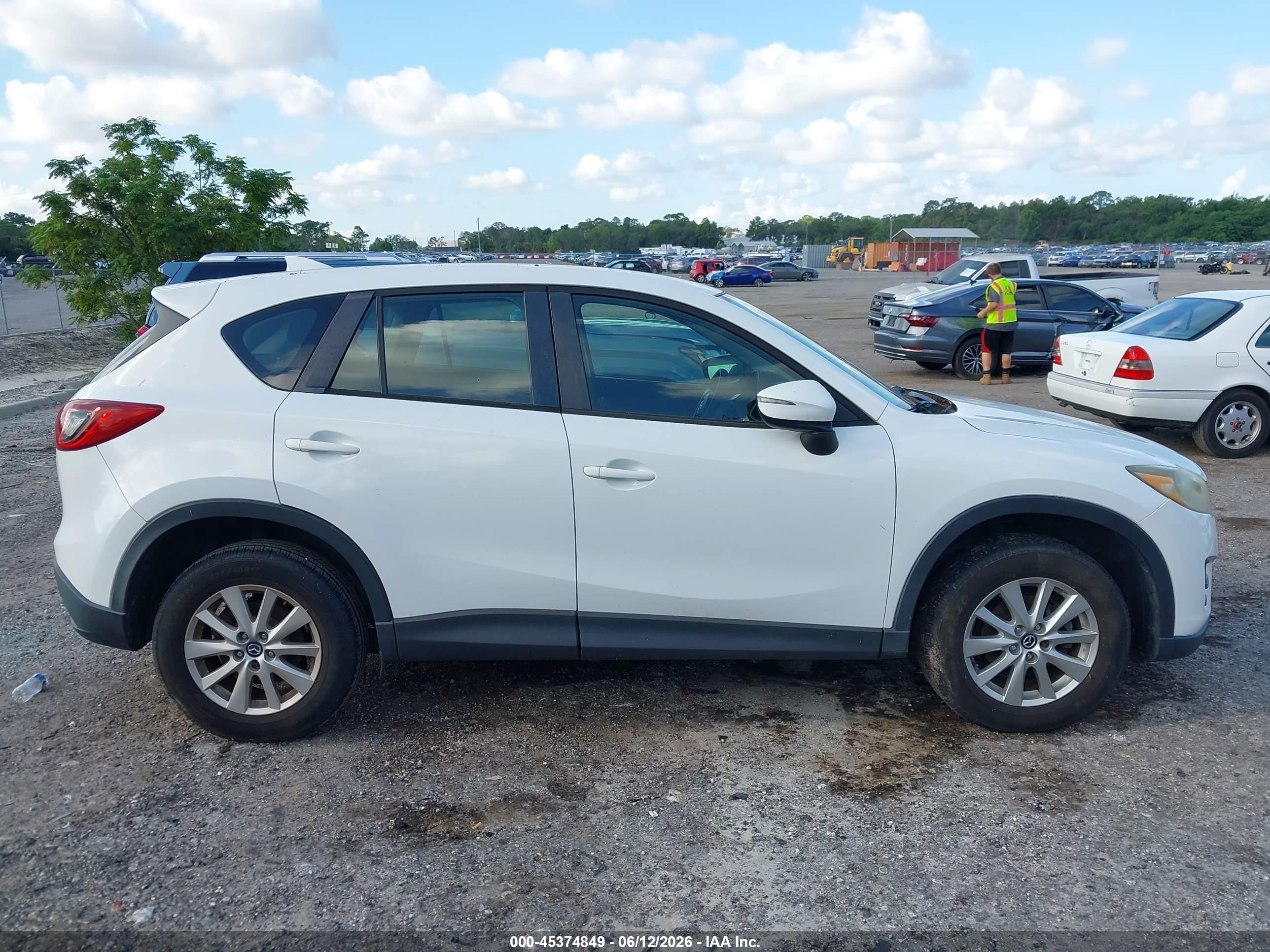 2016 Mazda Cx-5 Sport White vin: JM3KE4BY9G0669826
