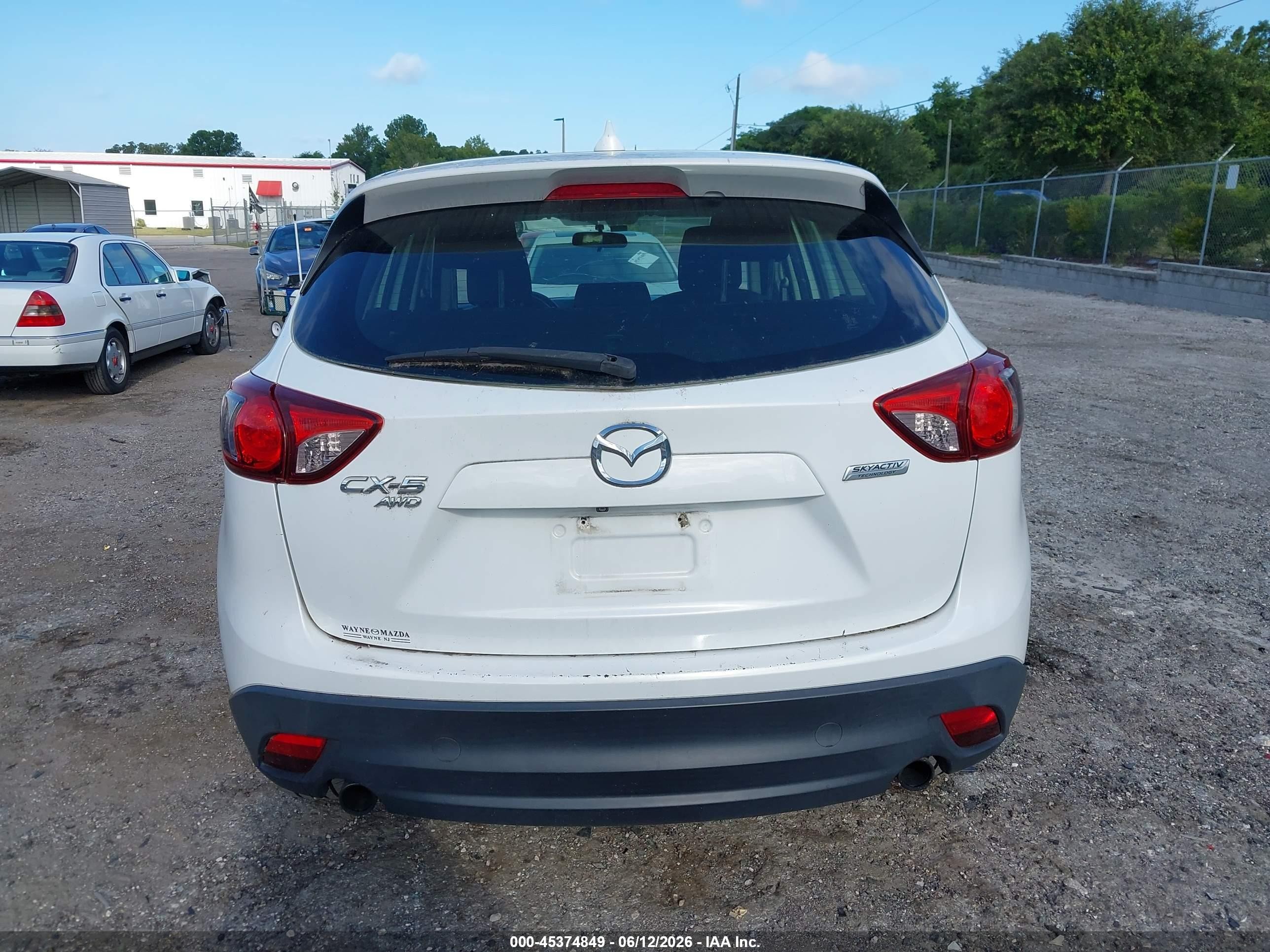 2016 Mazda Cx-5 Sport White vin: JM3KE4BY9G0669826