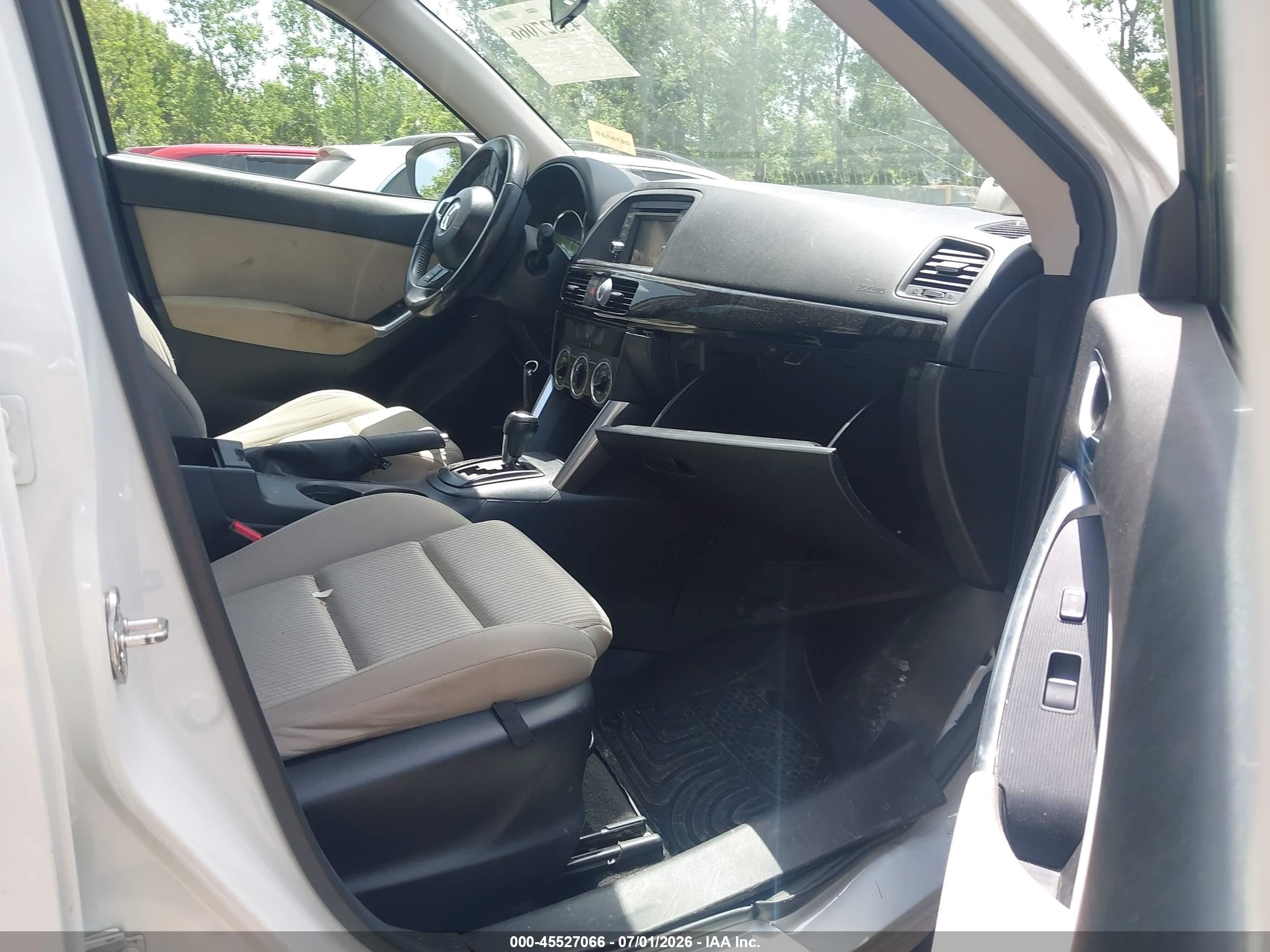 2013 Mazda Cx-5 Touring White vin: JM3KE4CE0D0120919