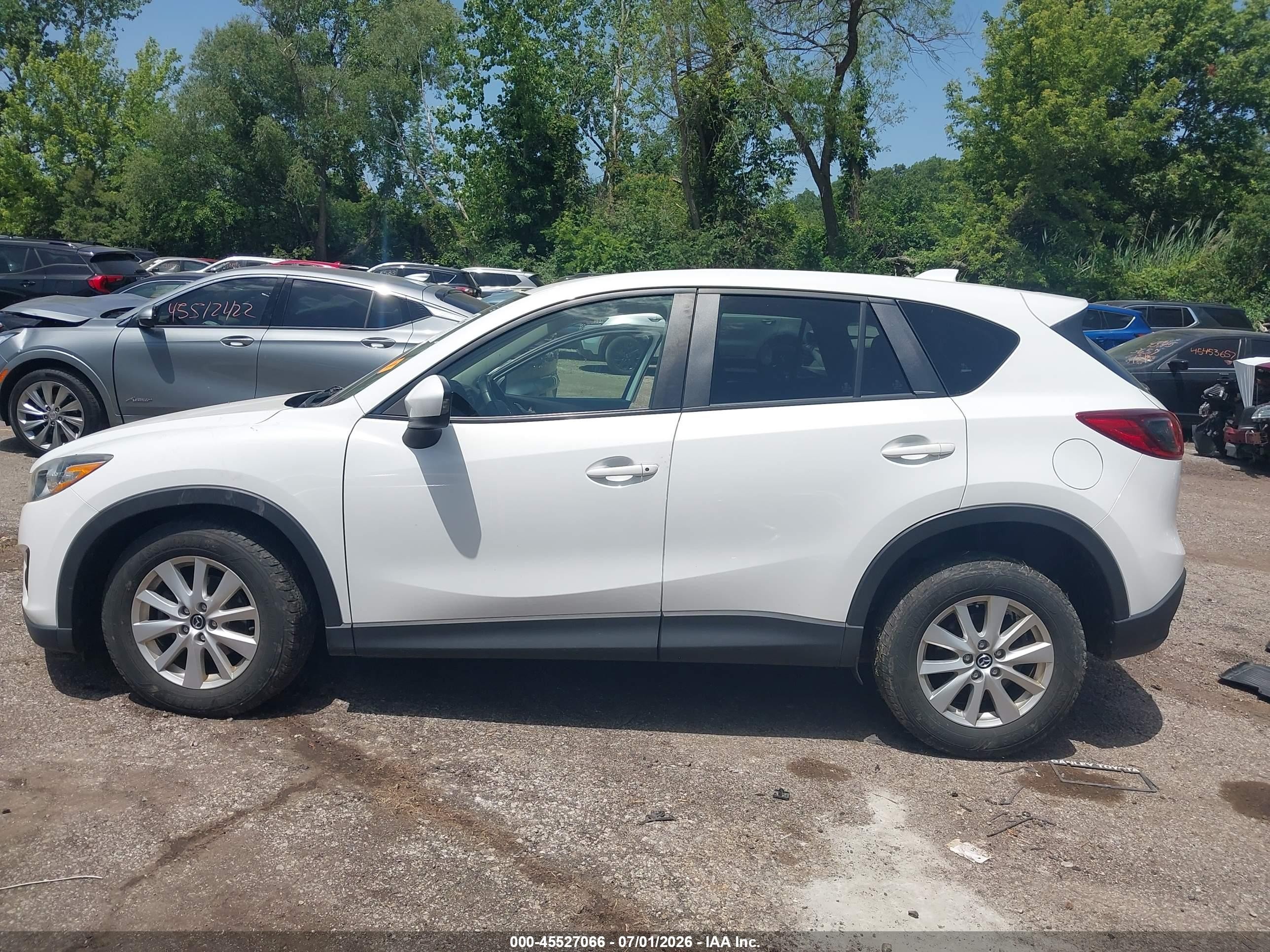 2013 Mazda Cx-5 Touring White vin: JM3KE4CE0D0120919
