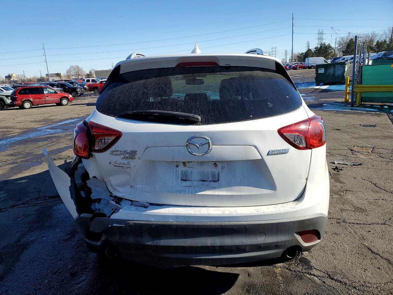 2013 Mazda Cx-5 Touring White vin: JM3KE4CE0D0160398