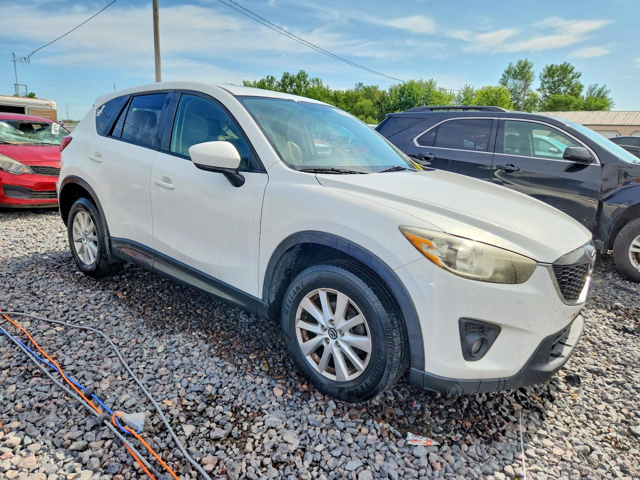 2013 Mazda Cx-5 Touring White vin: JM3KE4CE1D0147823