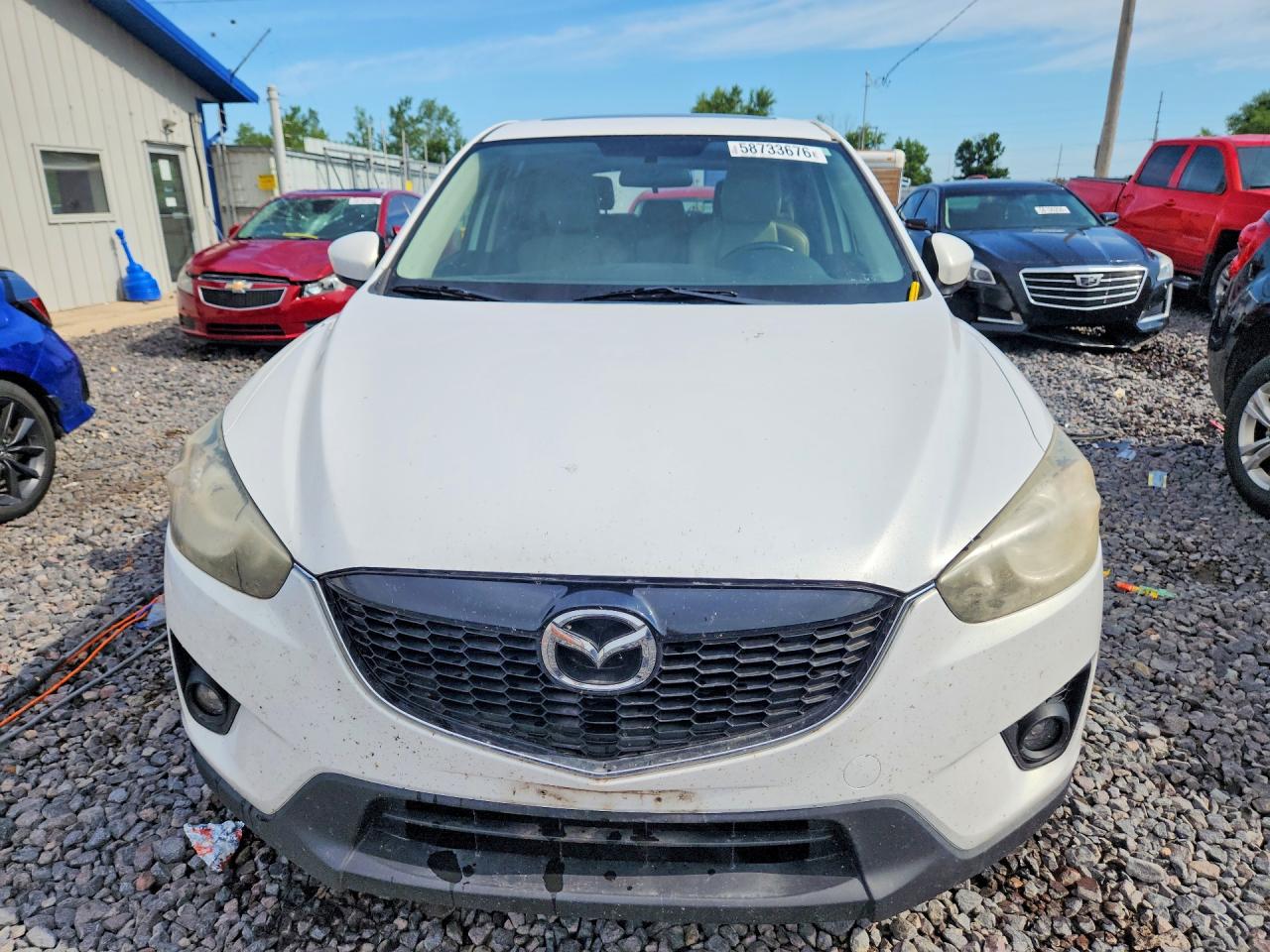 2013 Mazda Cx-5 Touring White vin: JM3KE4CE1D0147823