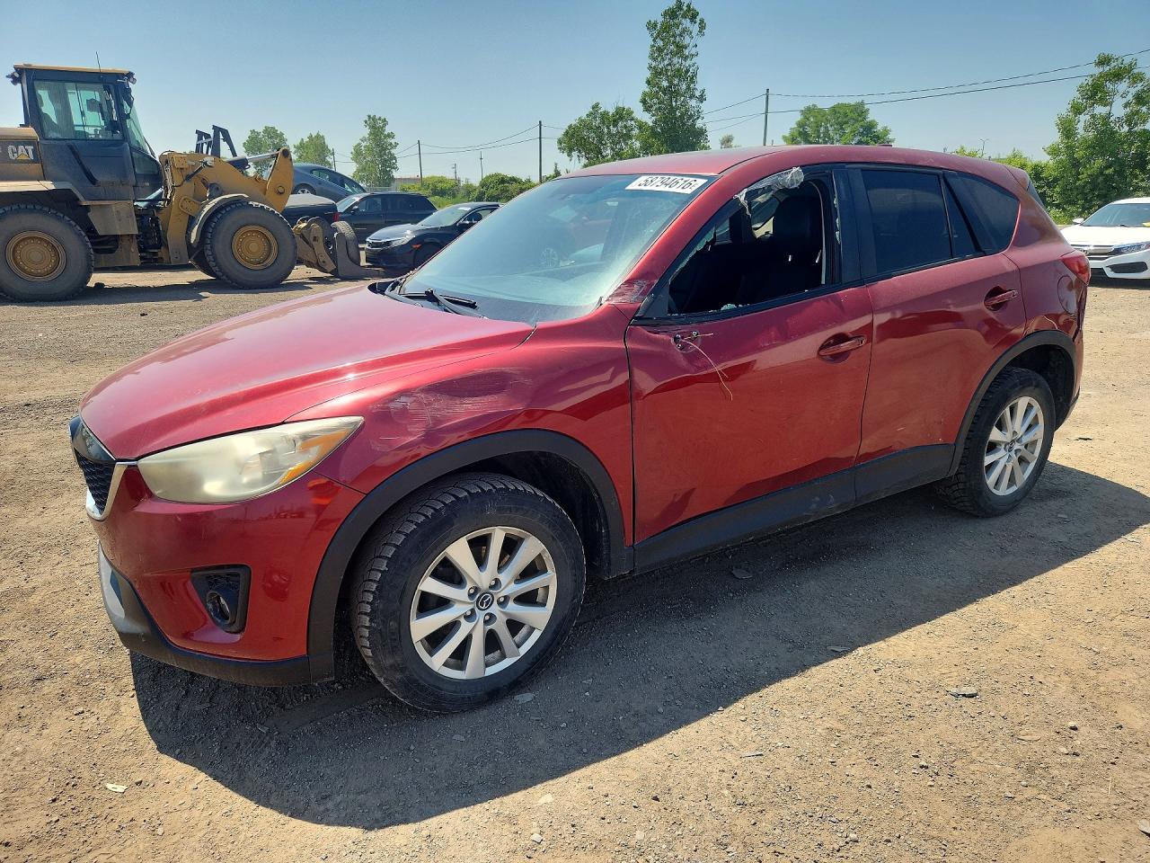 2013 Mazda Cx-5 Touring Red vin: JM3KE4CE2D0112207