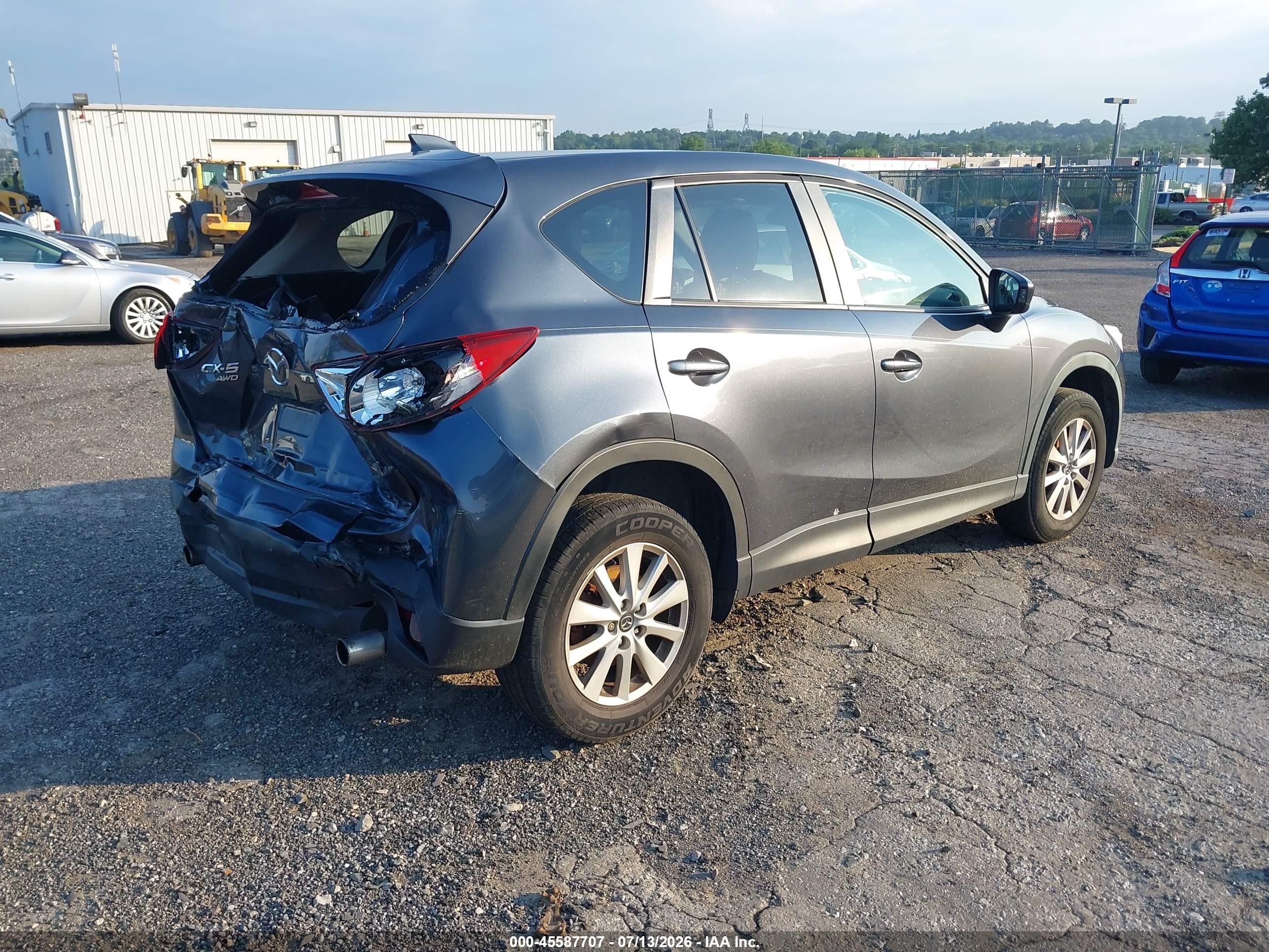 2013 Mazda Cx-5 Touring Серый vin: JM3KE4CE2D0133526