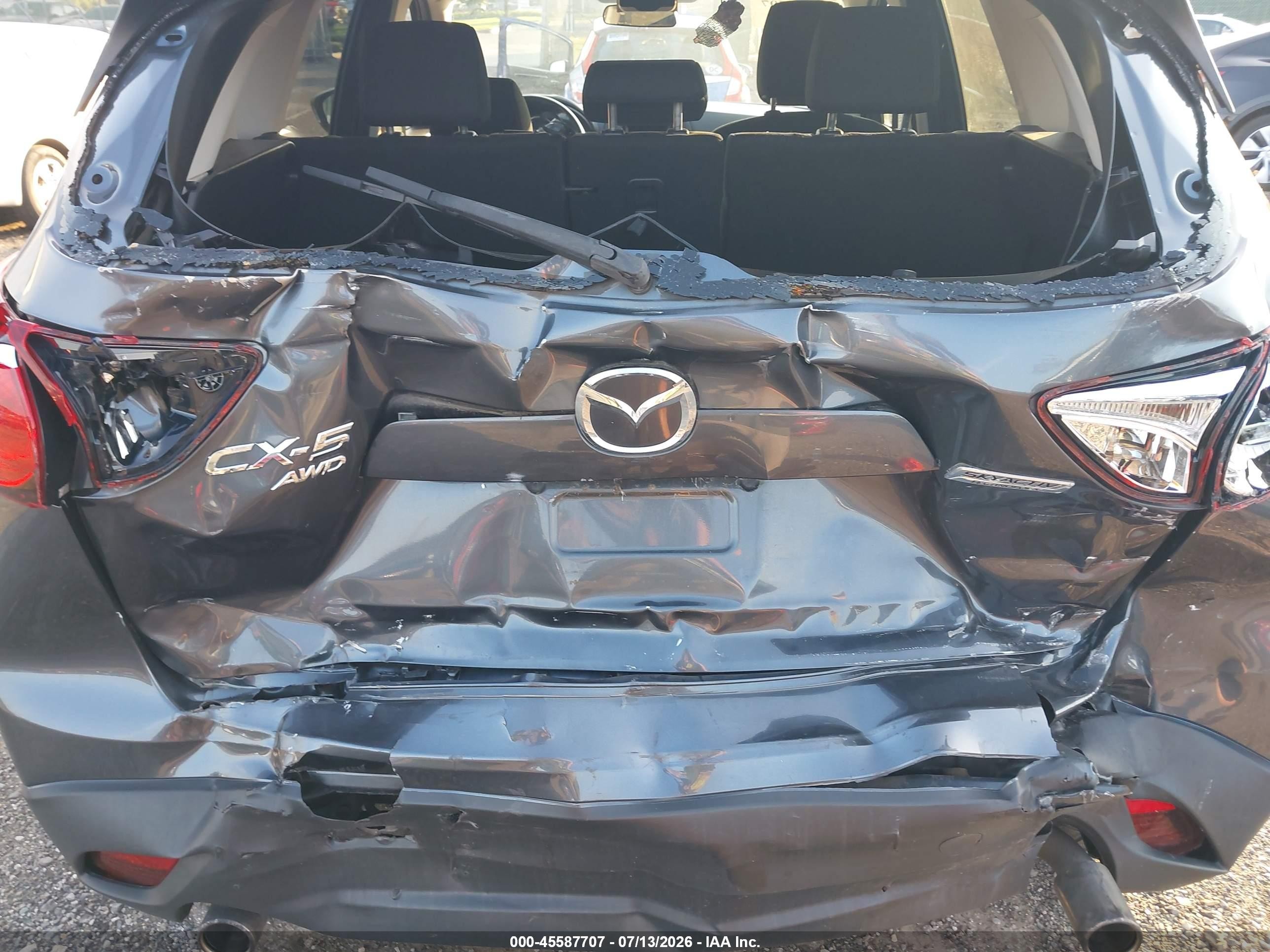 2013 Mazda Cx-5 Touring Серый vin: JM3KE4CE2D0133526