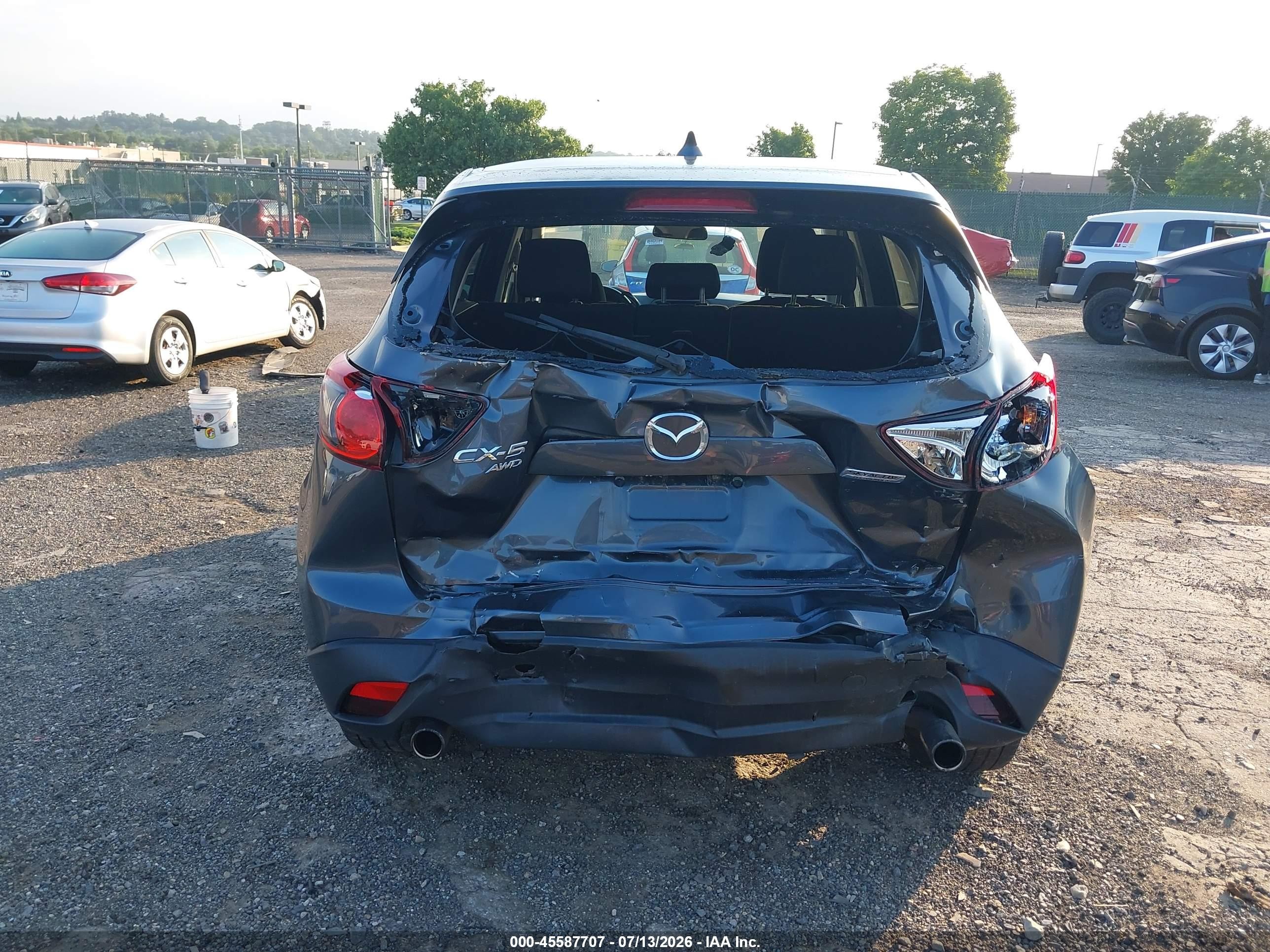 2013 Mazda Cx-5 Touring Серый vin: JM3KE4CE2D0133526