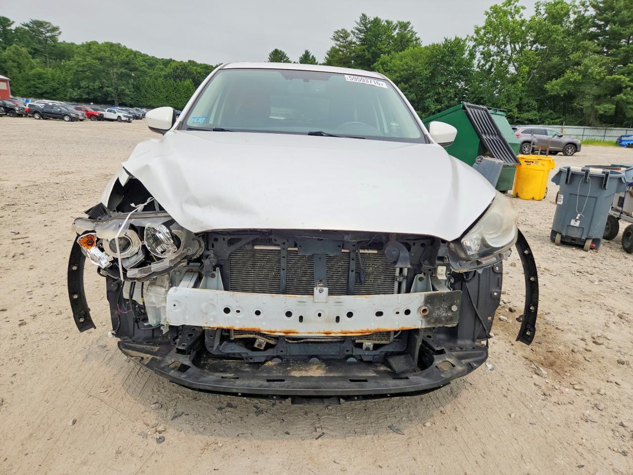 2013 Mazda Cx-5 Touring White vin: JM3KE4CE2D0165554