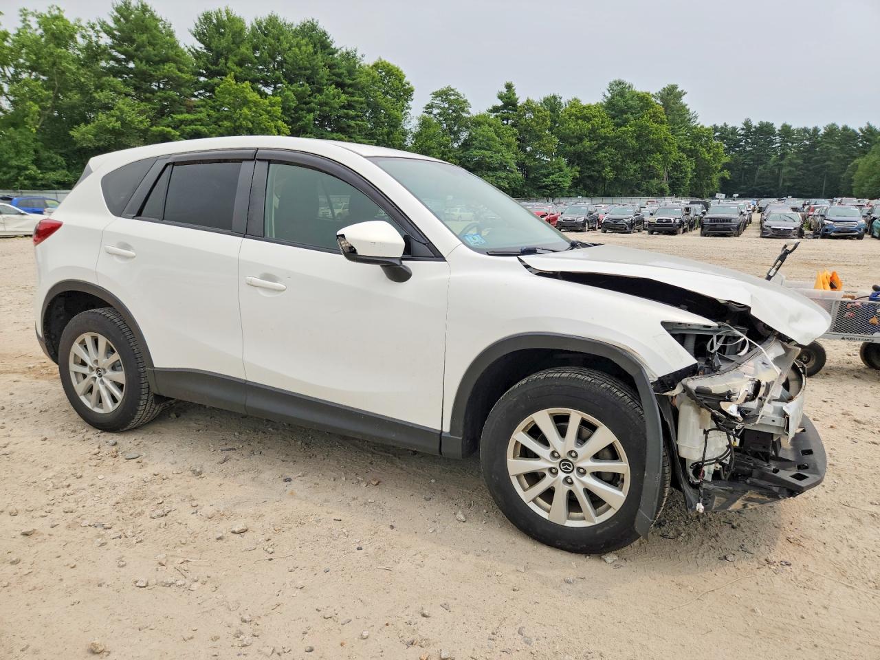 2013 Mazda Cx-5 Touring White vin: JM3KE4CE2D0165554