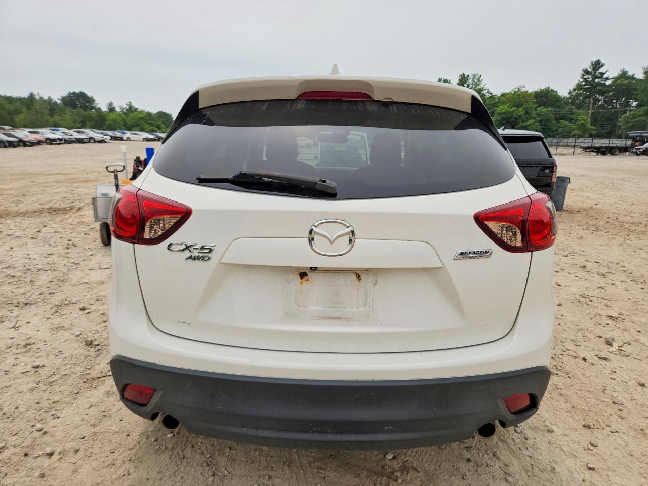 2013 Mazda Cx-5 Touring White vin: JM3KE4CE2D0165554