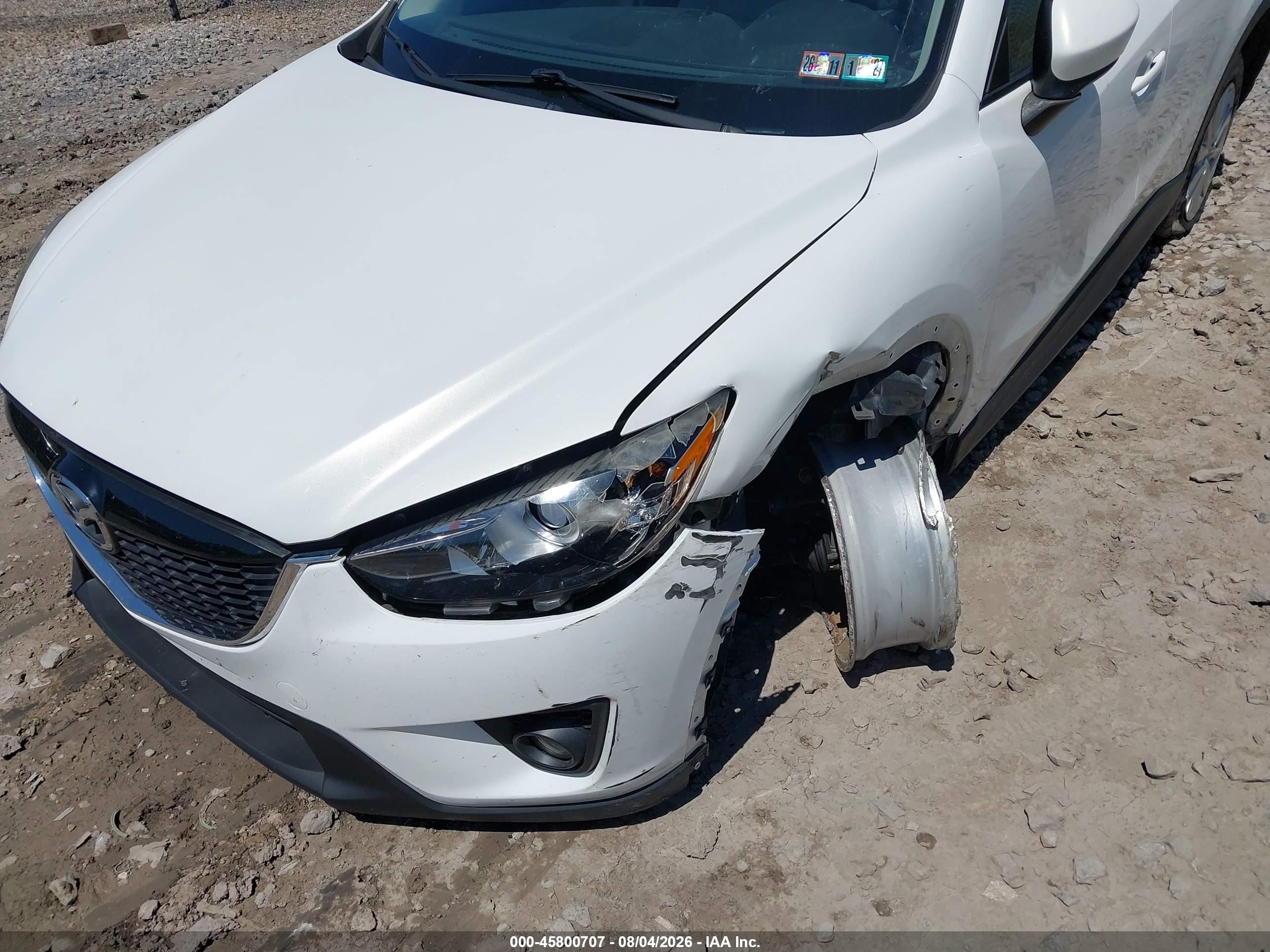 2013 Mazda Cx-5 Touring White vin: JM3KE4CE3D0119697