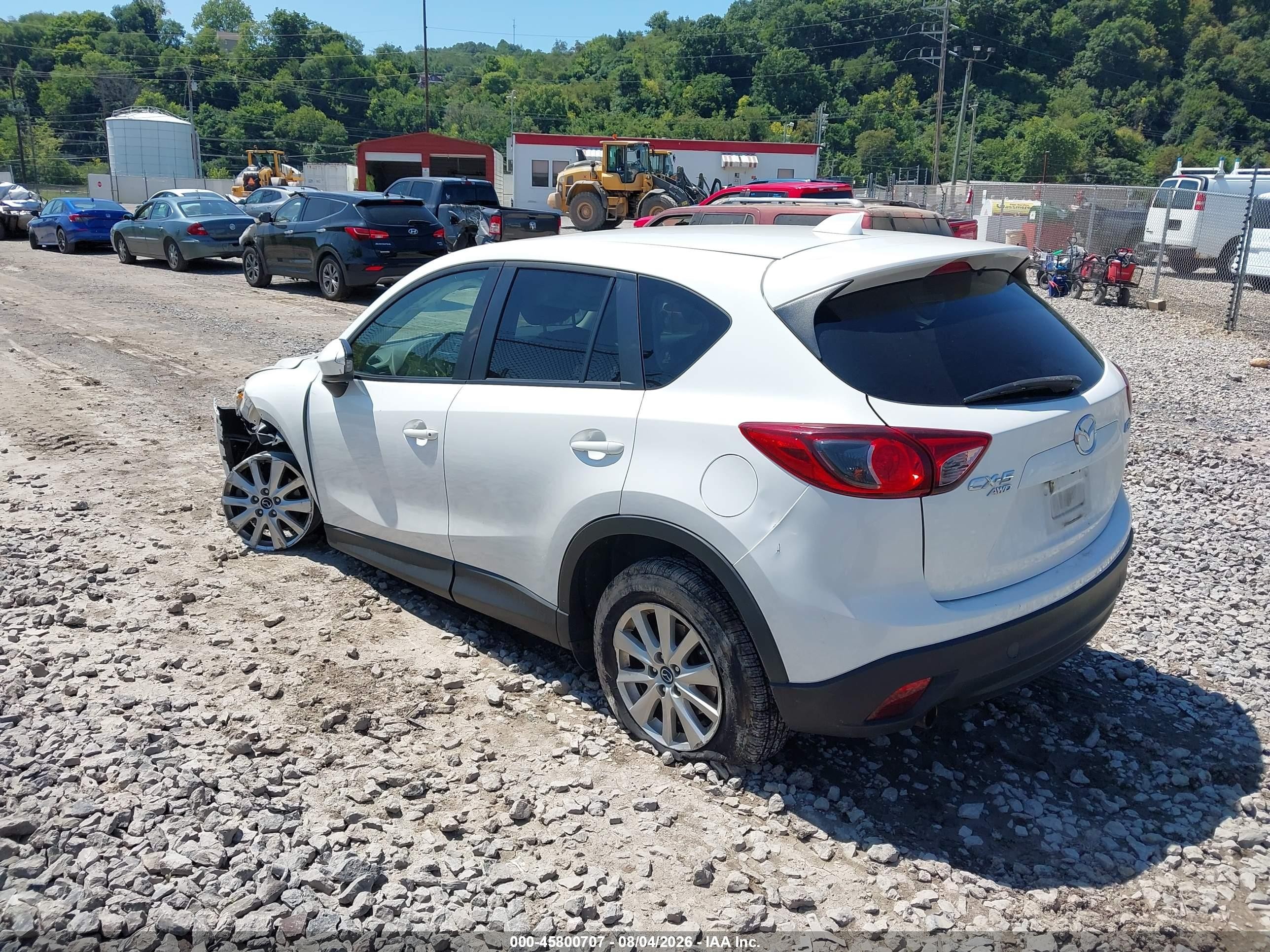 2013 Mazda Cx-5 Touring White vin: JM3KE4CE3D0119697