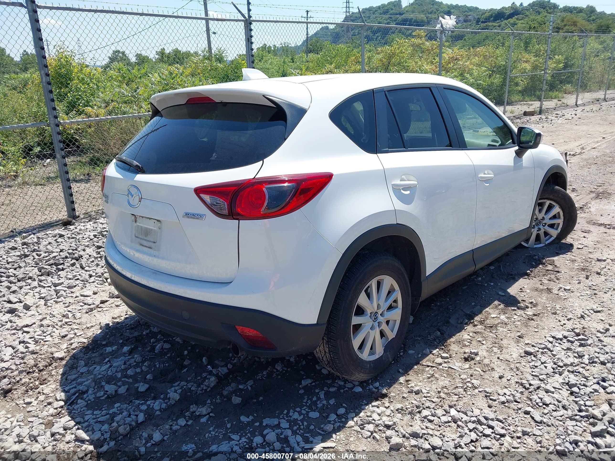 2013 Mazda Cx-5 Touring White vin: JM3KE4CE3D0119697