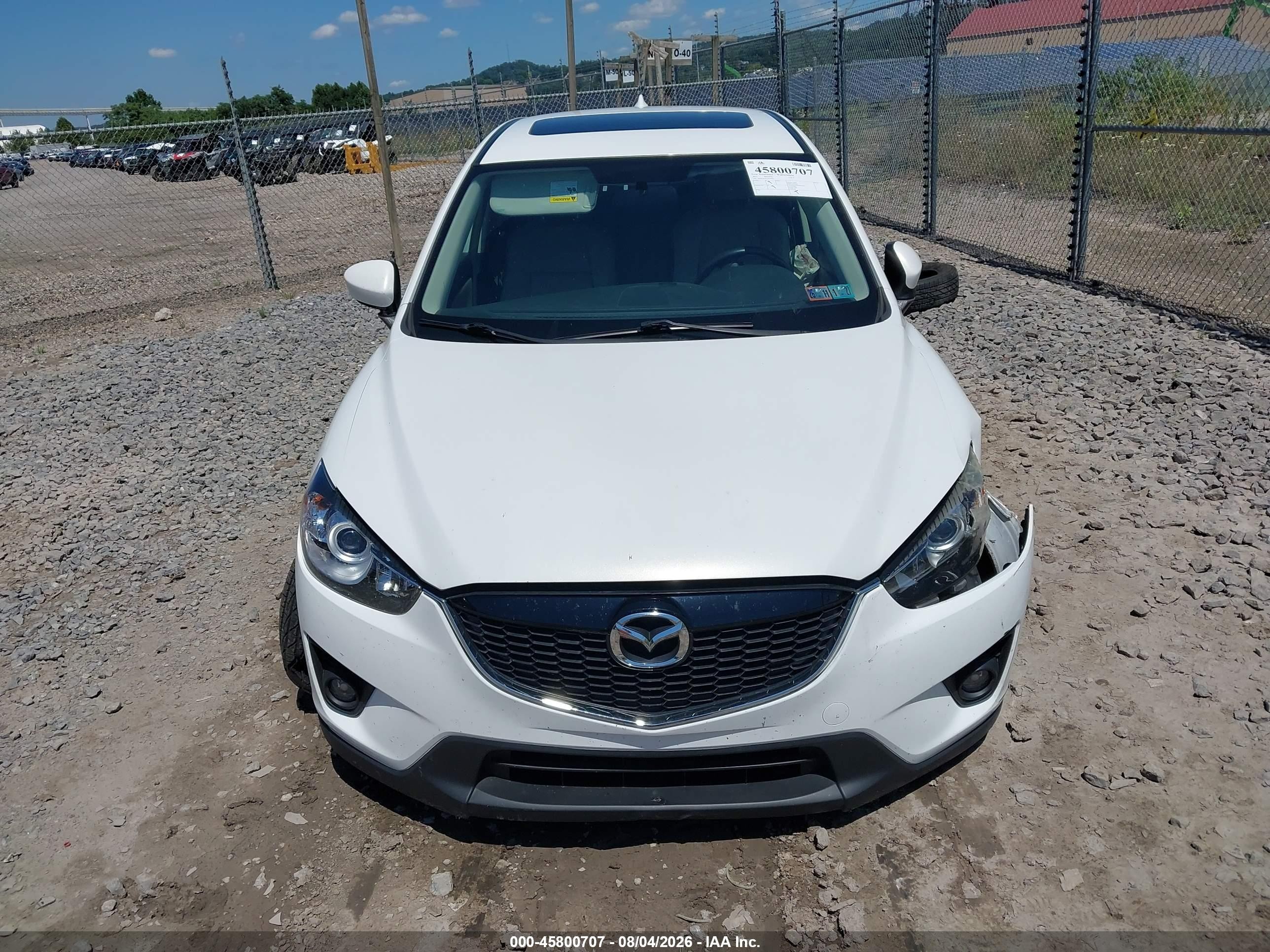 2013 Mazda Cx-5 Touring White vin: JM3KE4CE3D0119697
