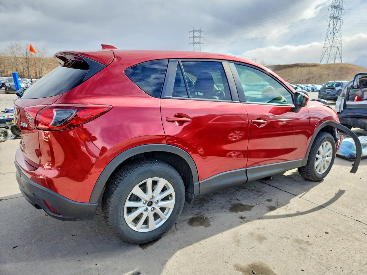 2013 Mazda Cx-5 Touring Red vin: JM3KE4CE3D0134989