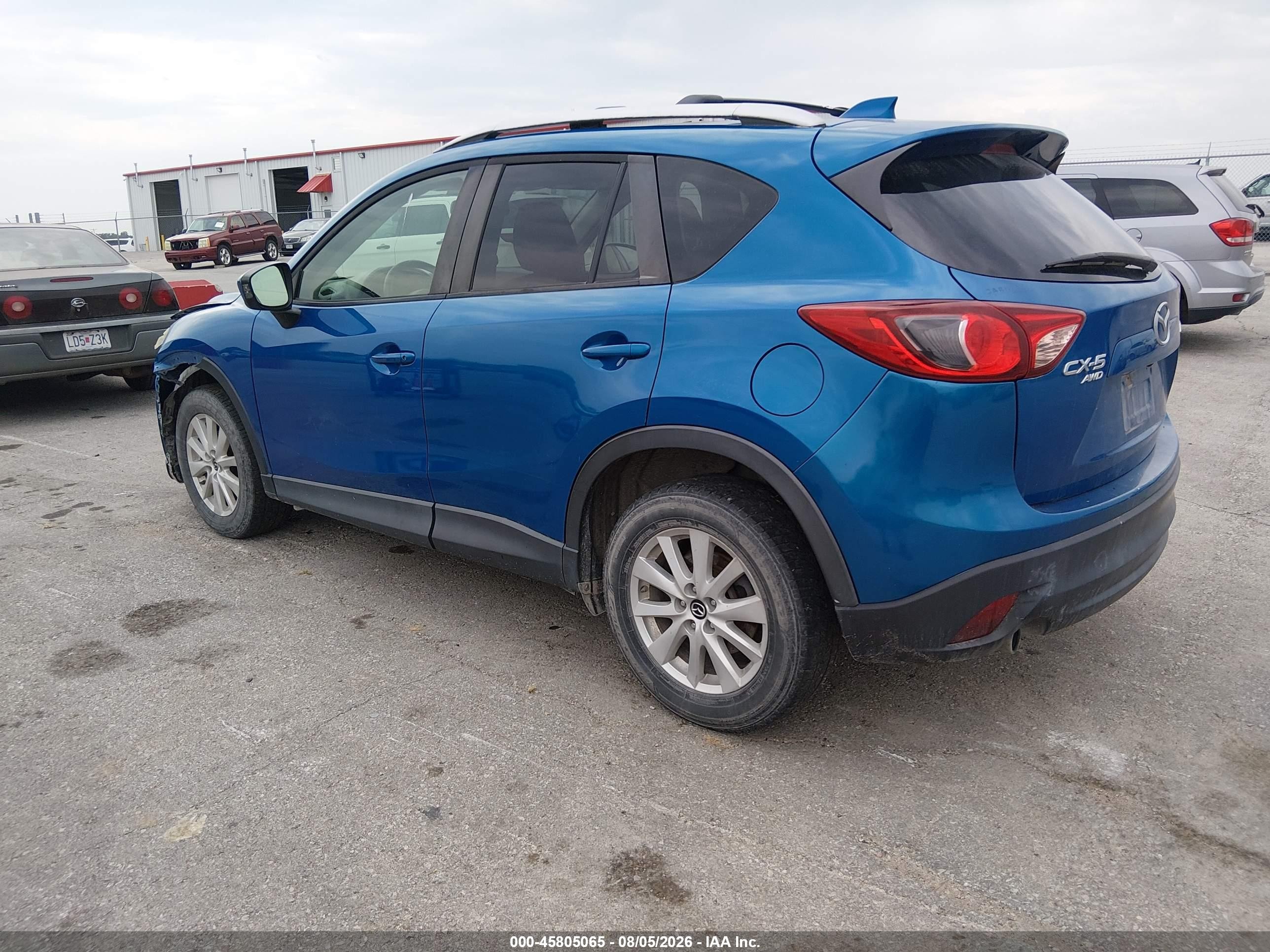 2013 Mazda Cx-5 Touring Blue vin: JM3KE4CE3D0138685