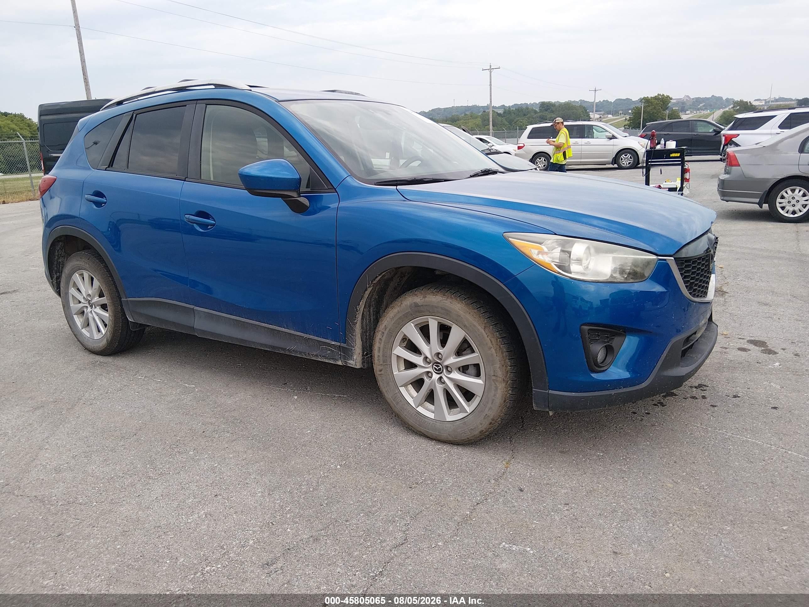 2013 Mazda Cx-5 Touring Blue vin: JM3KE4CE3D0138685