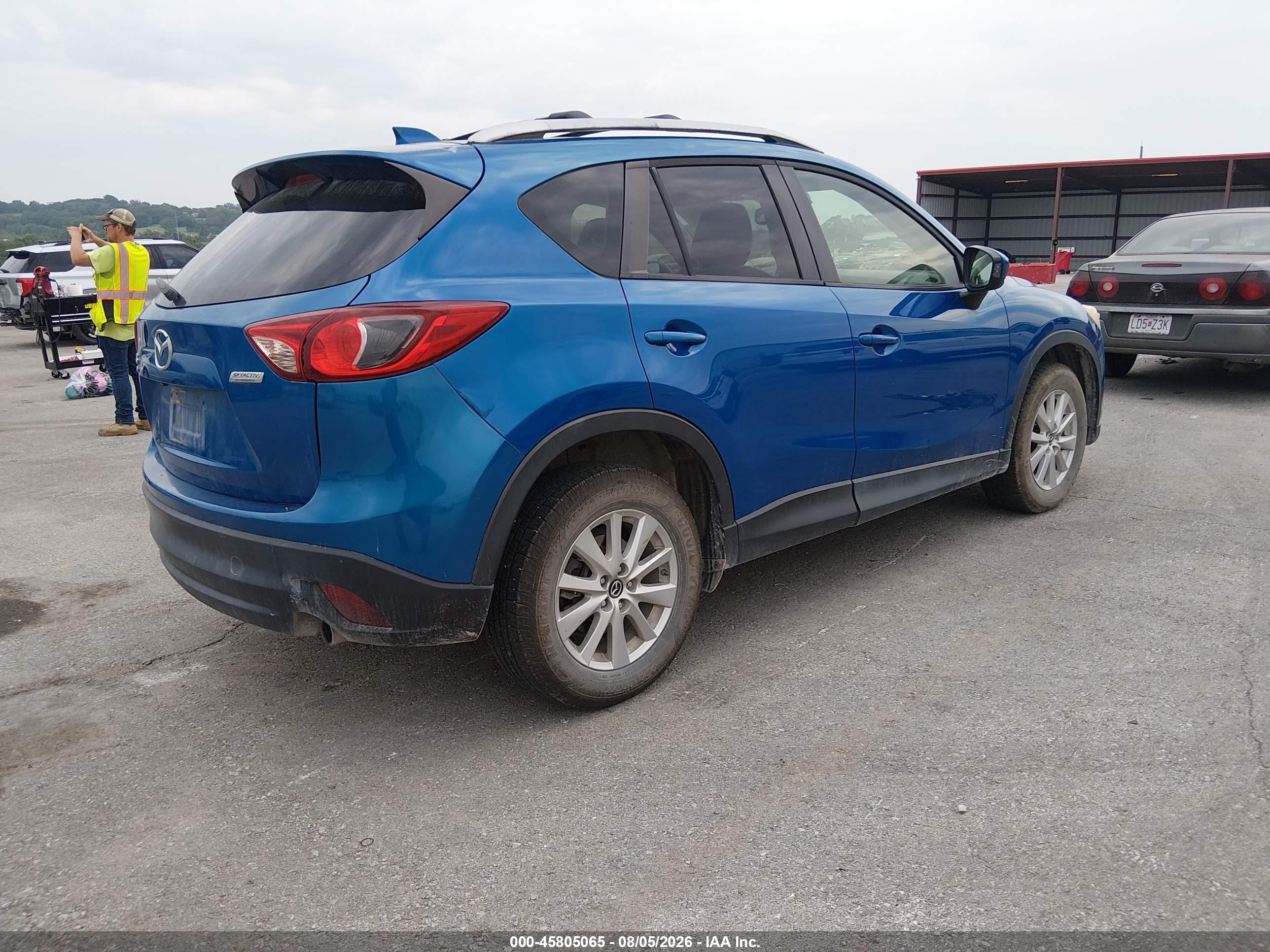 2013 Mazda Cx-5 Touring Blue vin: JM3KE4CE3D0138685