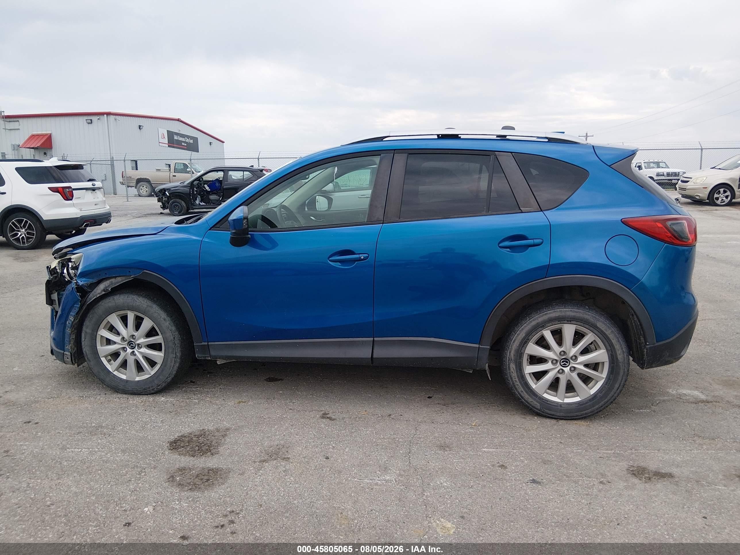 2013 Mazda Cx-5 Touring Blue vin: JM3KE4CE3D0138685