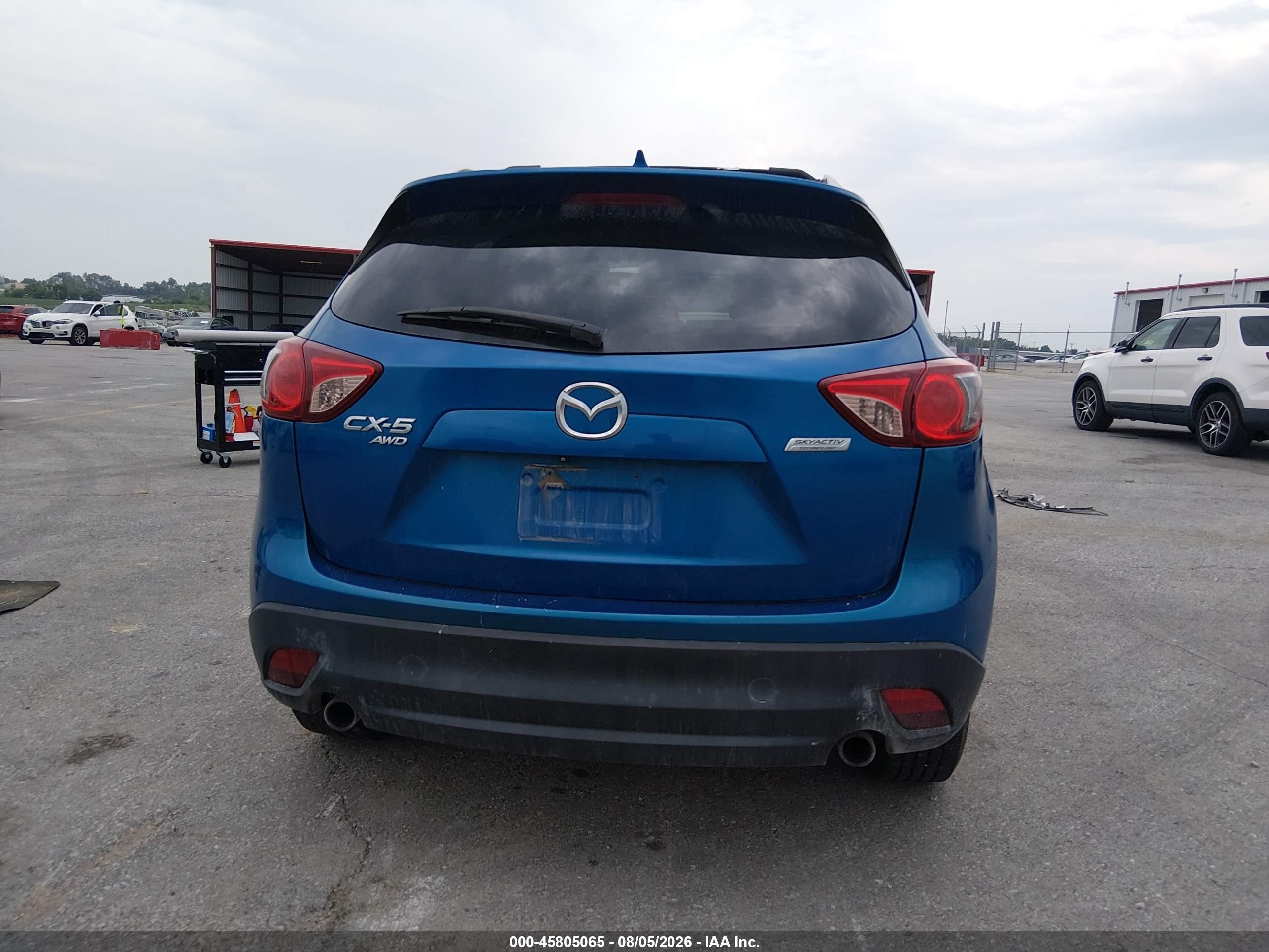 2013 Mazda Cx-5 Touring Blue vin: JM3KE4CE3D0138685