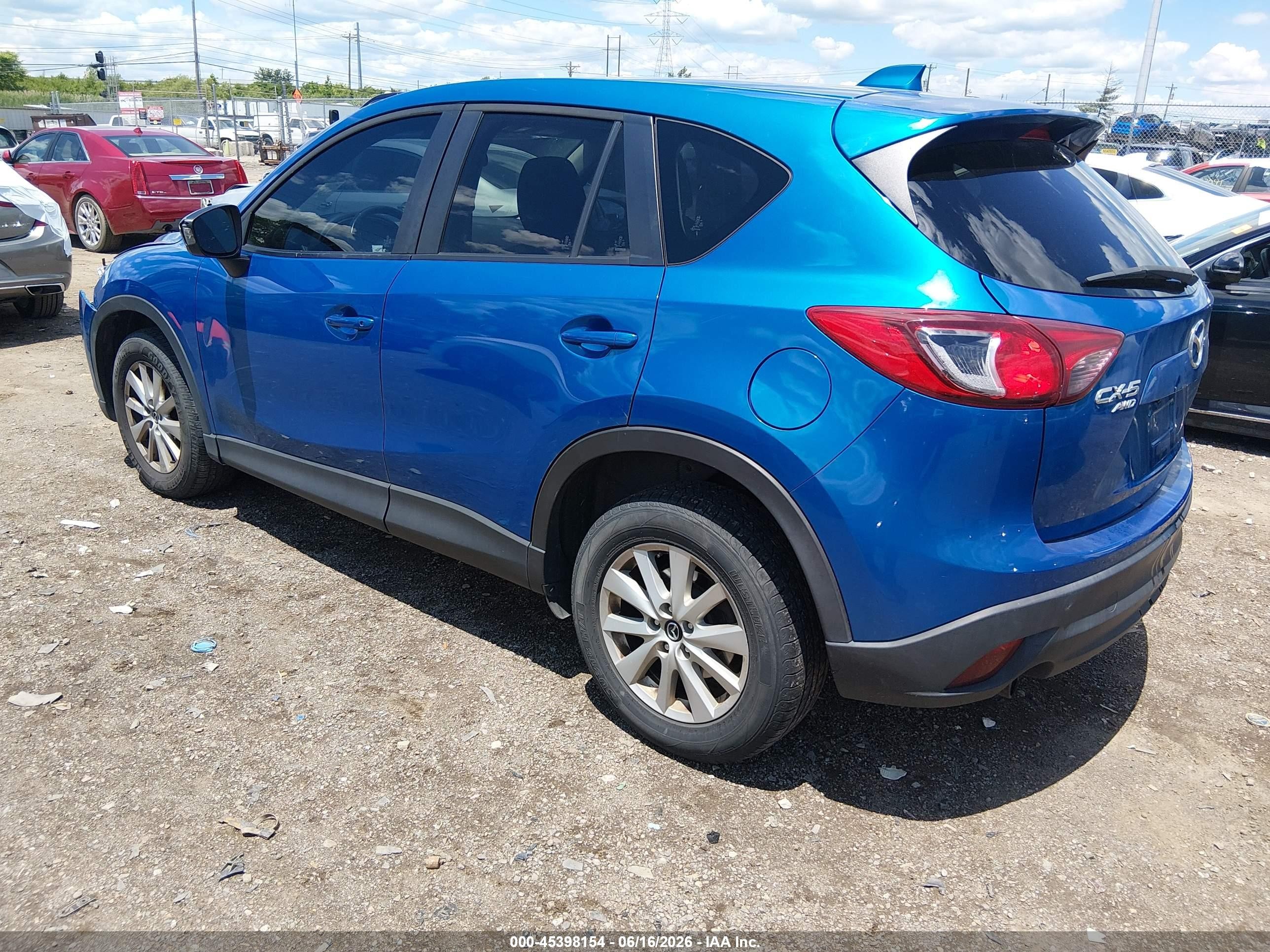 2013 Mazda Cx-5 Touring Blue vin: JM3KE4CE4D0143748