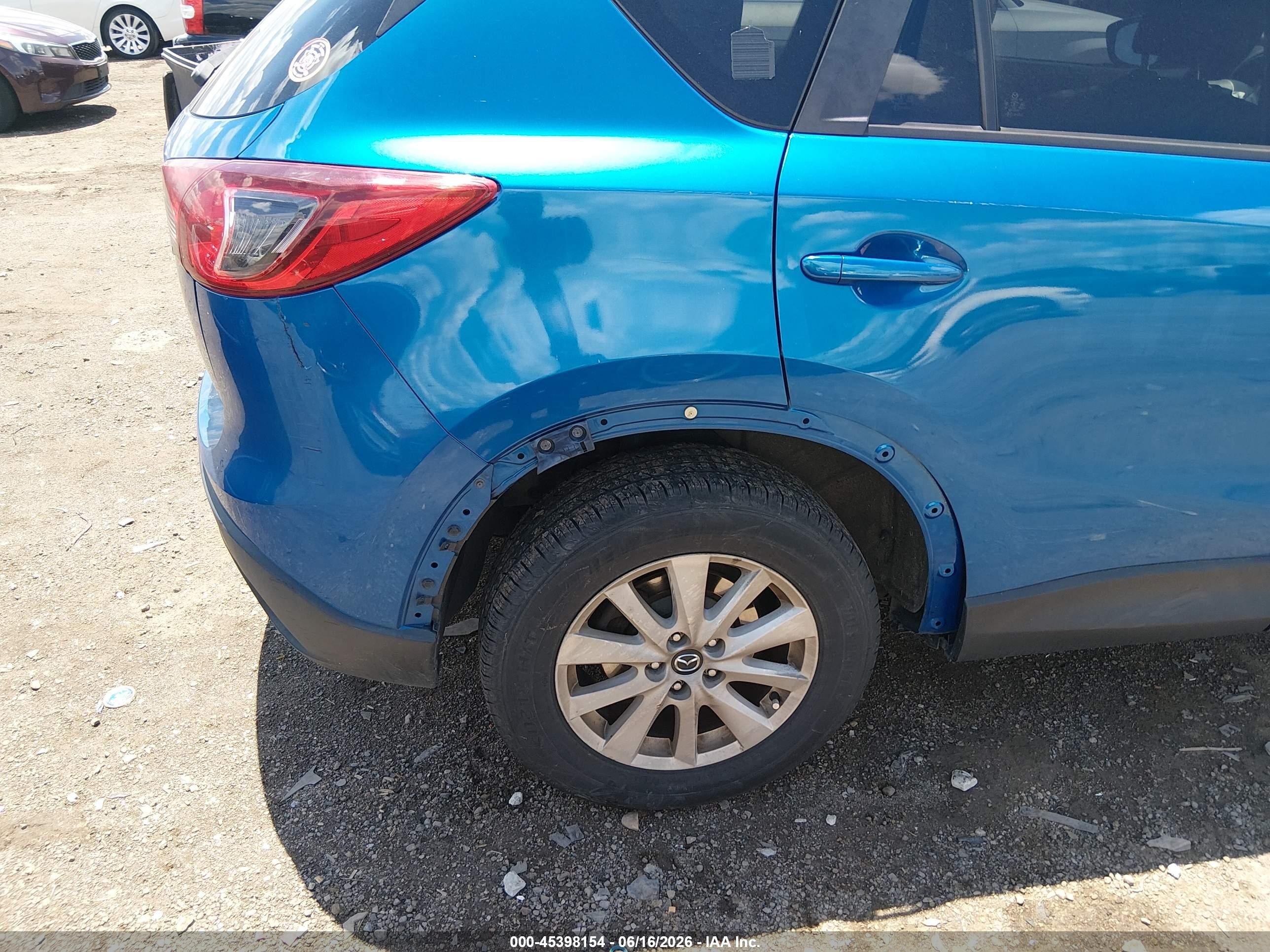 2013 Mazda Cx-5 Touring Blue vin: JM3KE4CE4D0143748