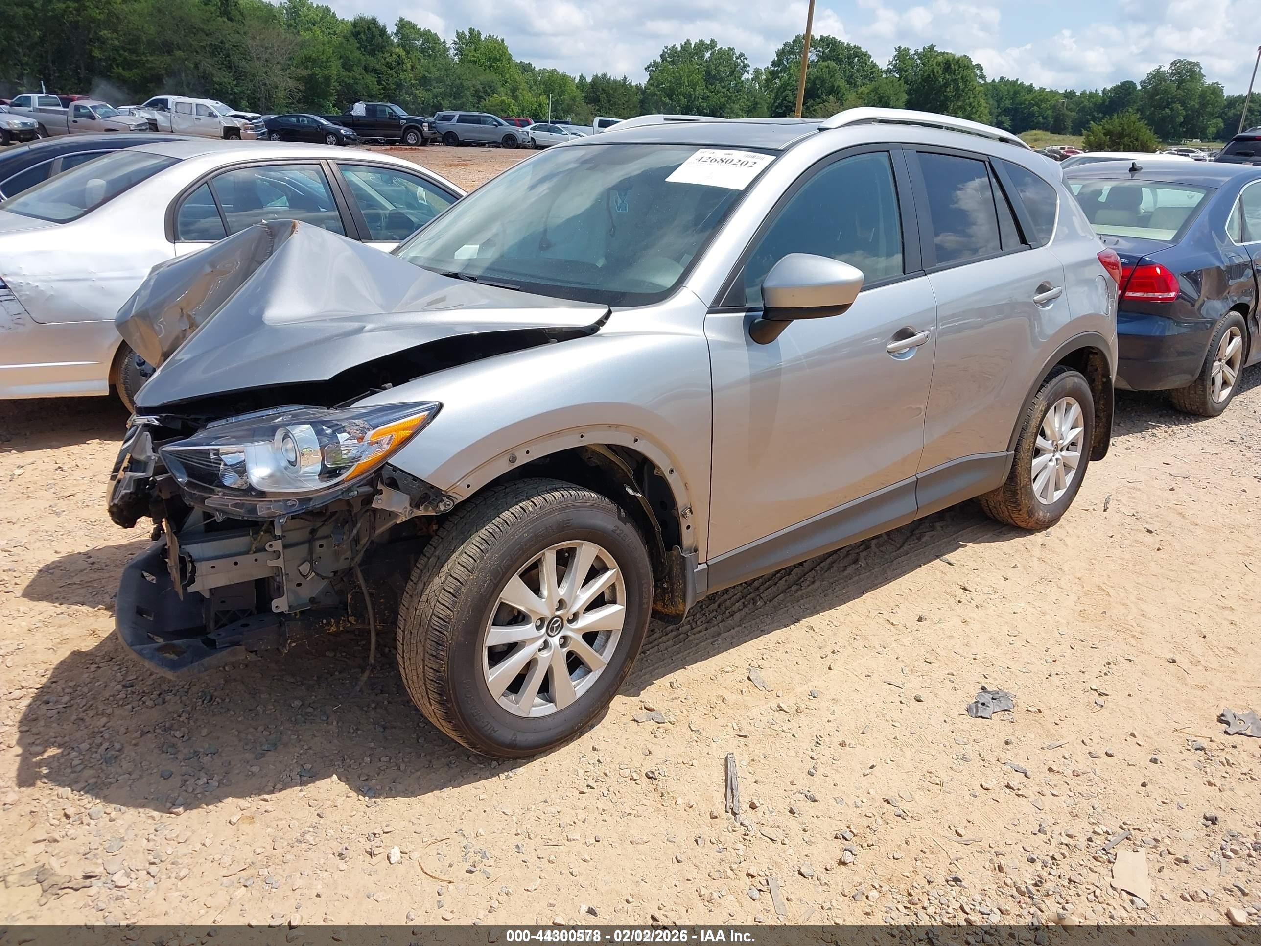 2013 Mazda Cx-5 Touring Silver vin: JM3KE4CE4D0152384