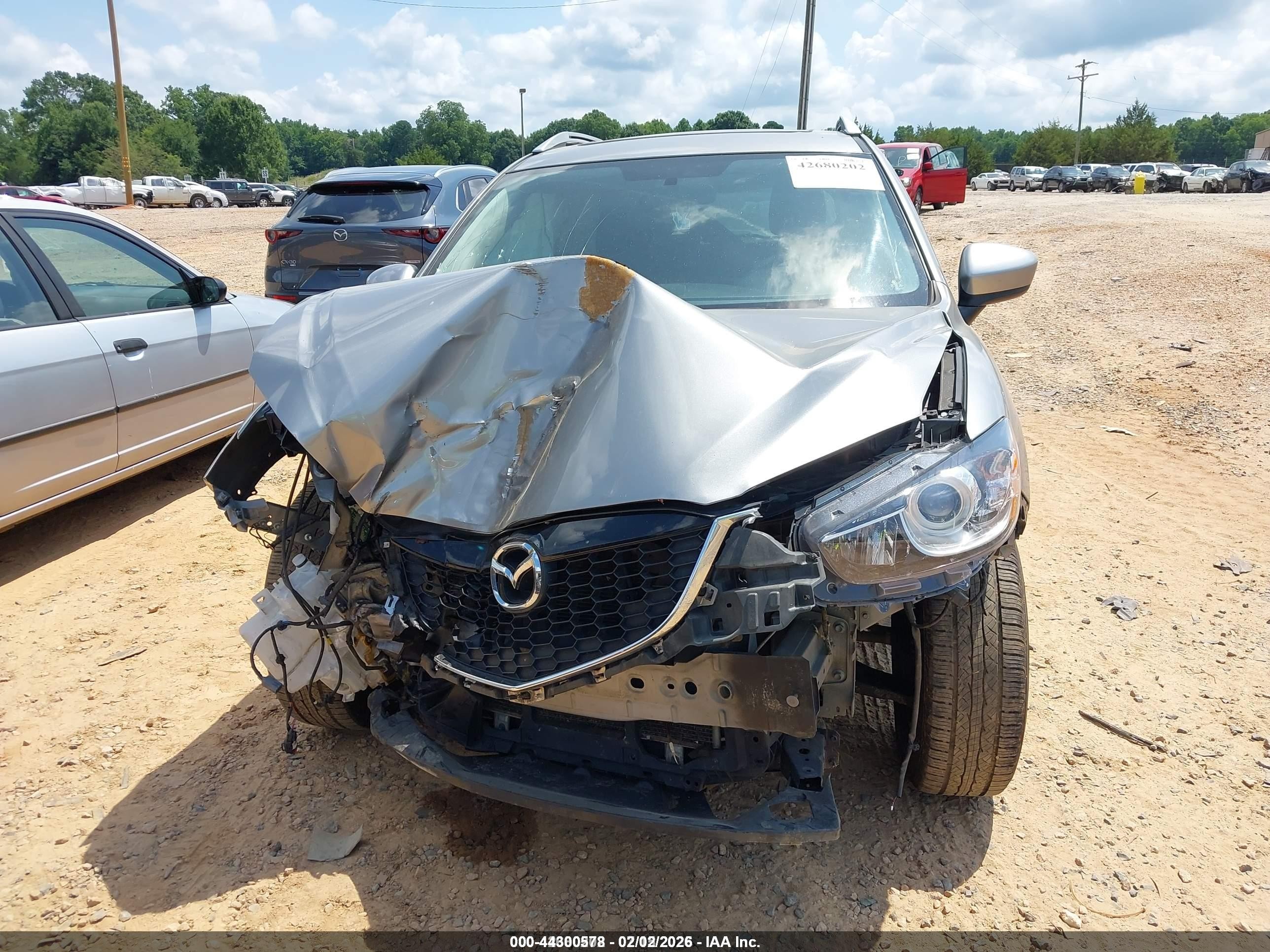 2013 Mazda Cx-5 Touring Silver vin: JM3KE4CE4D0152384