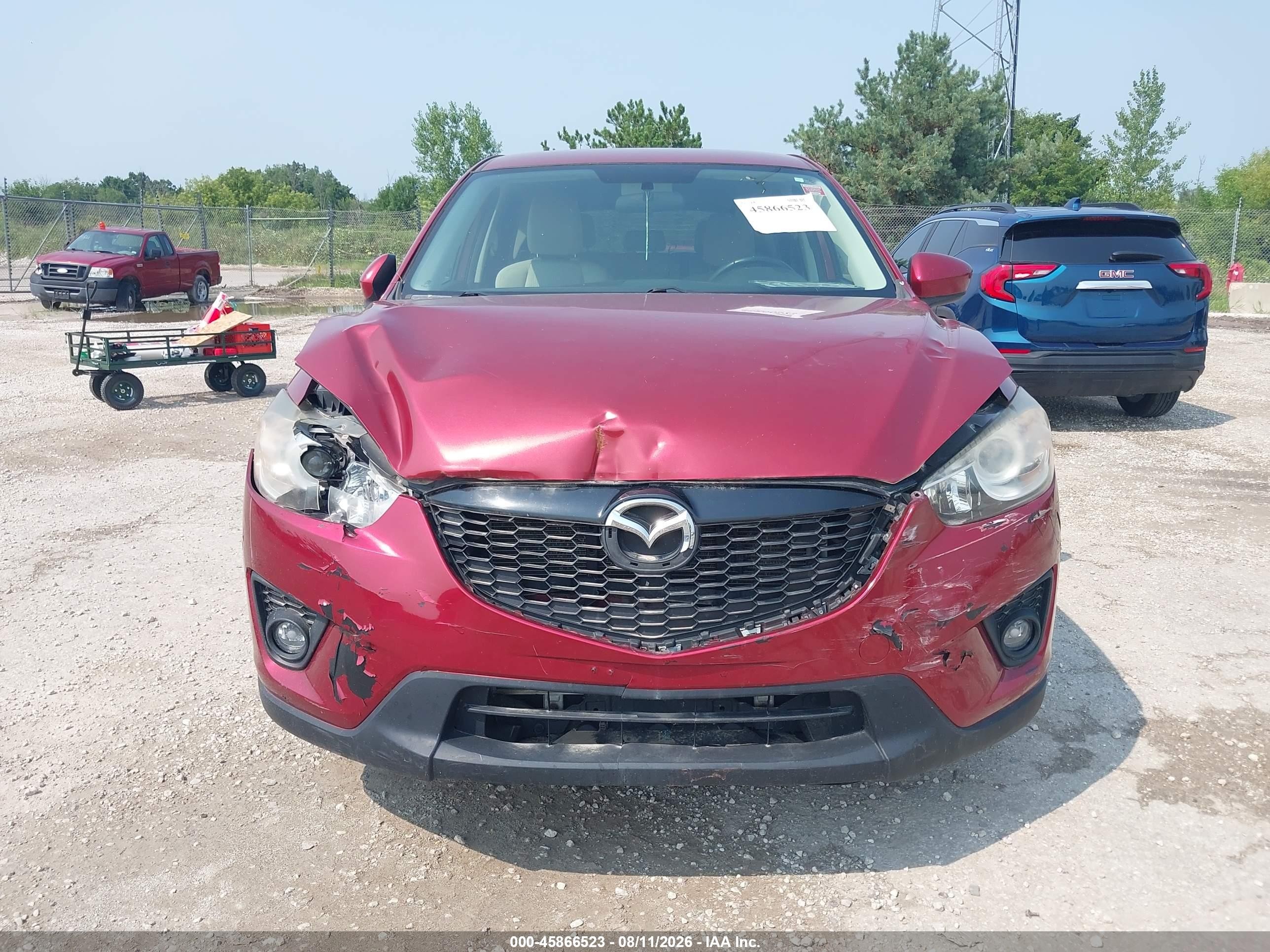 2013 Mazda Cx-5 Touring Red vin: JM3KE4CE4D0160419