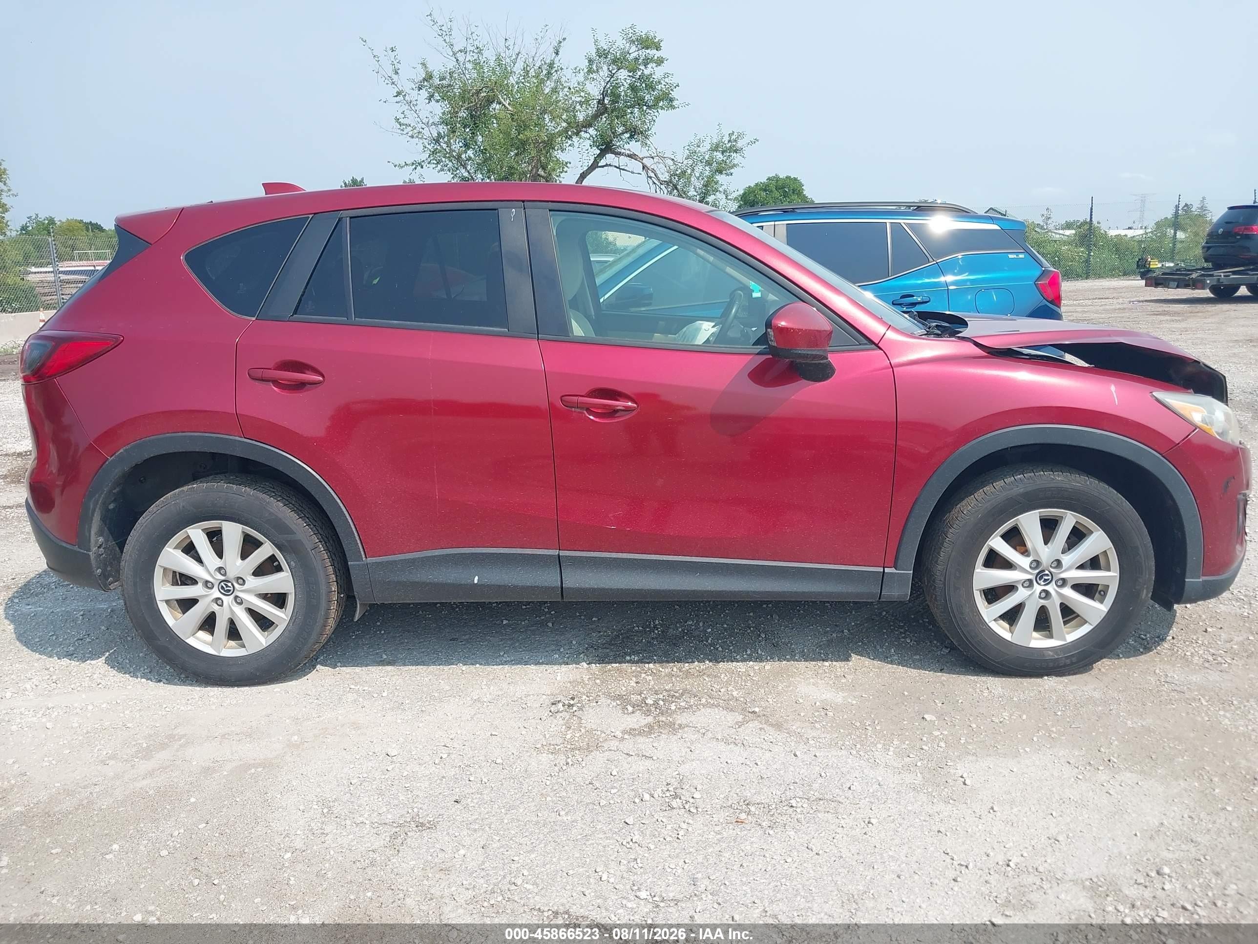 2013 Mazda Cx-5 Touring Red vin: JM3KE4CE4D0160419