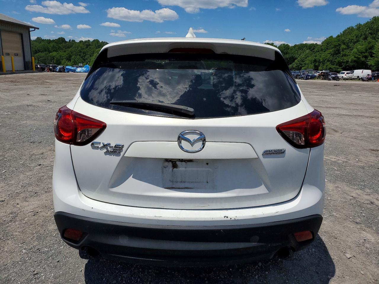 2013 Mazda Cx-5 Touring White vin: JM3KE4CE5D0119149