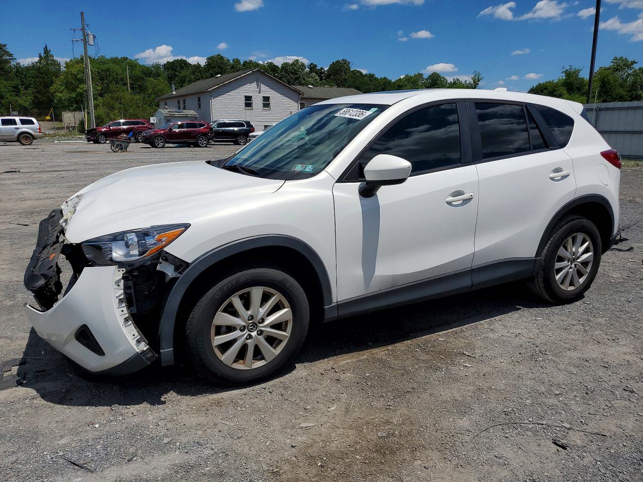 2013 Mazda Cx-5 Touring White vin: JM3KE4CE5D0119149