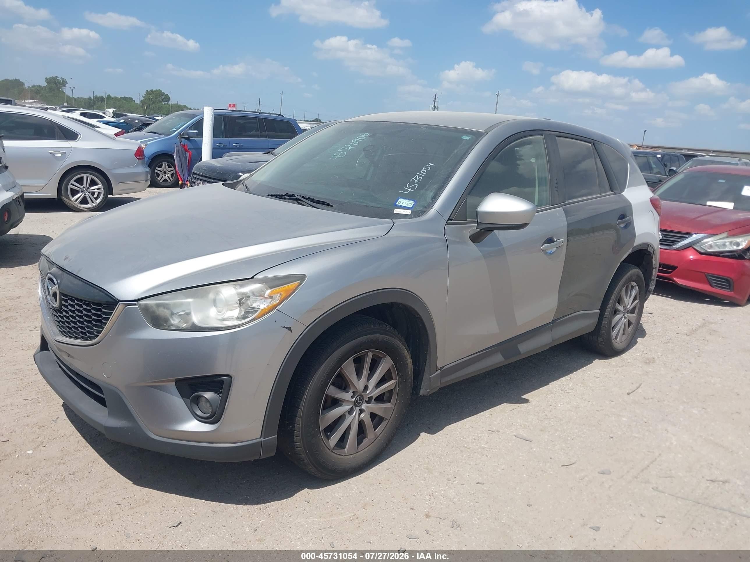 2013 Mazda Cx-5 Touring Silver vin: JM3KE4CE5D0121757