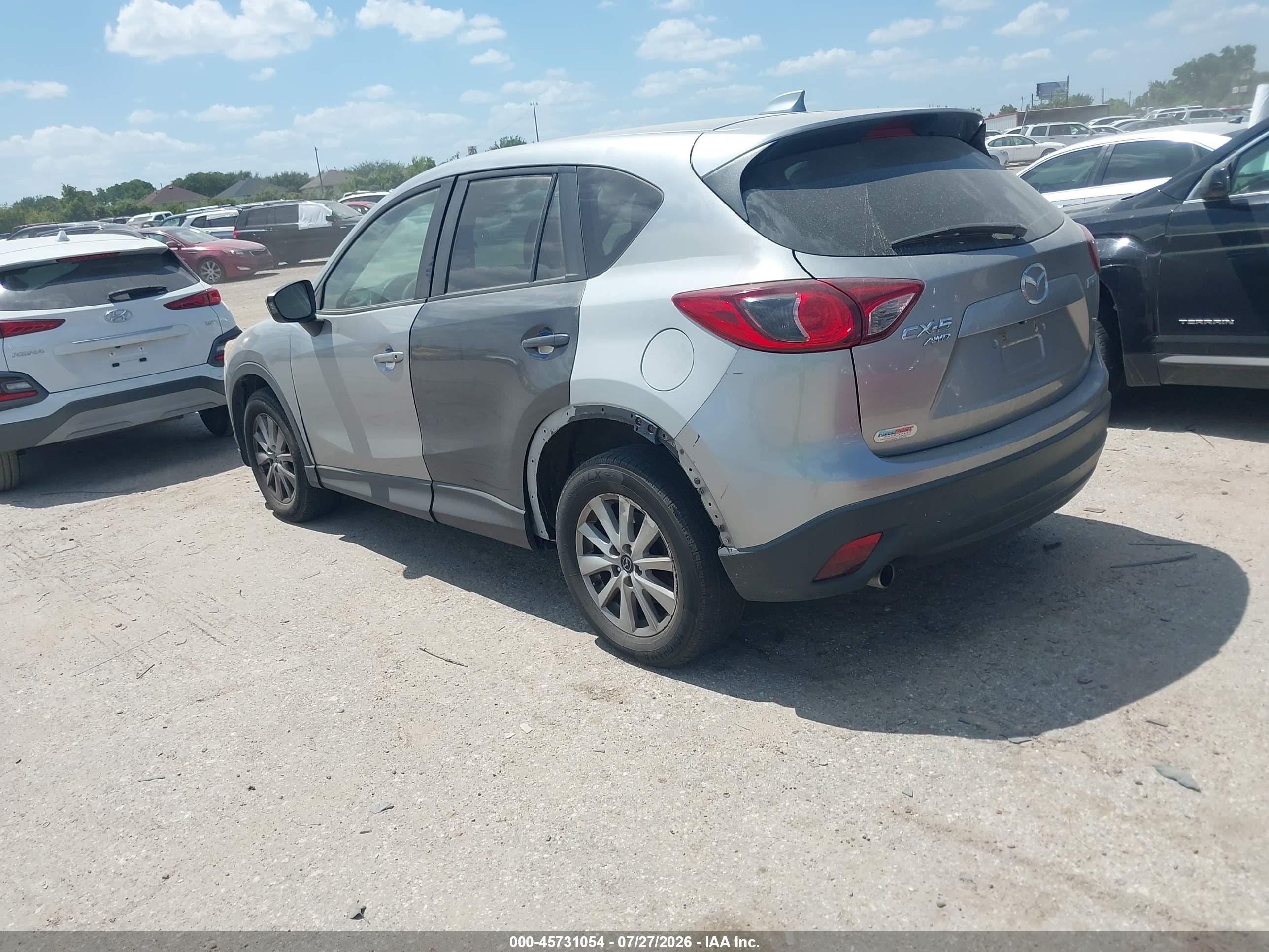 2013 Mazda Cx-5 Touring Silver vin: JM3KE4CE5D0121757