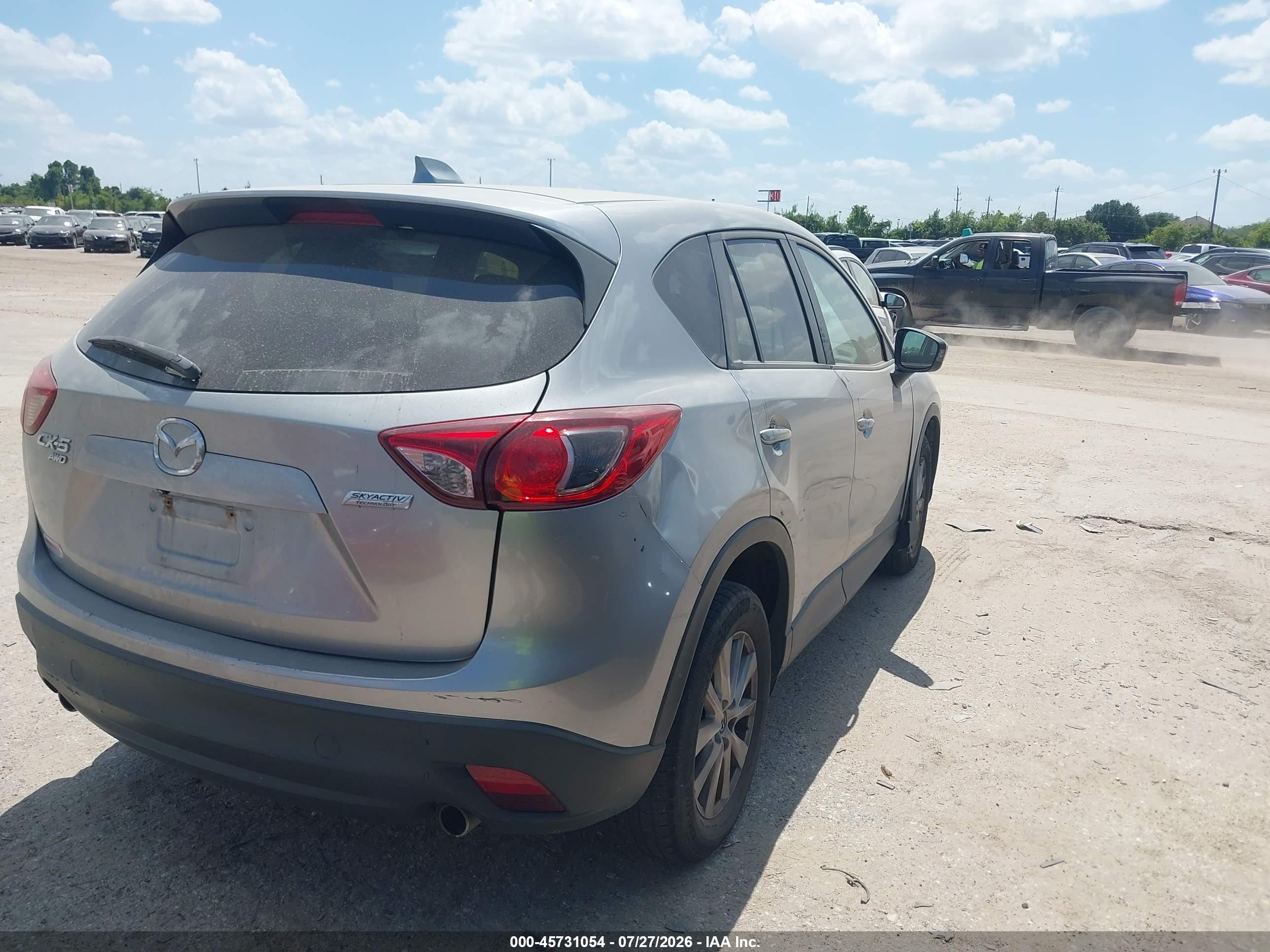 2013 Mazda Cx-5 Touring Silver vin: JM3KE4CE5D0121757