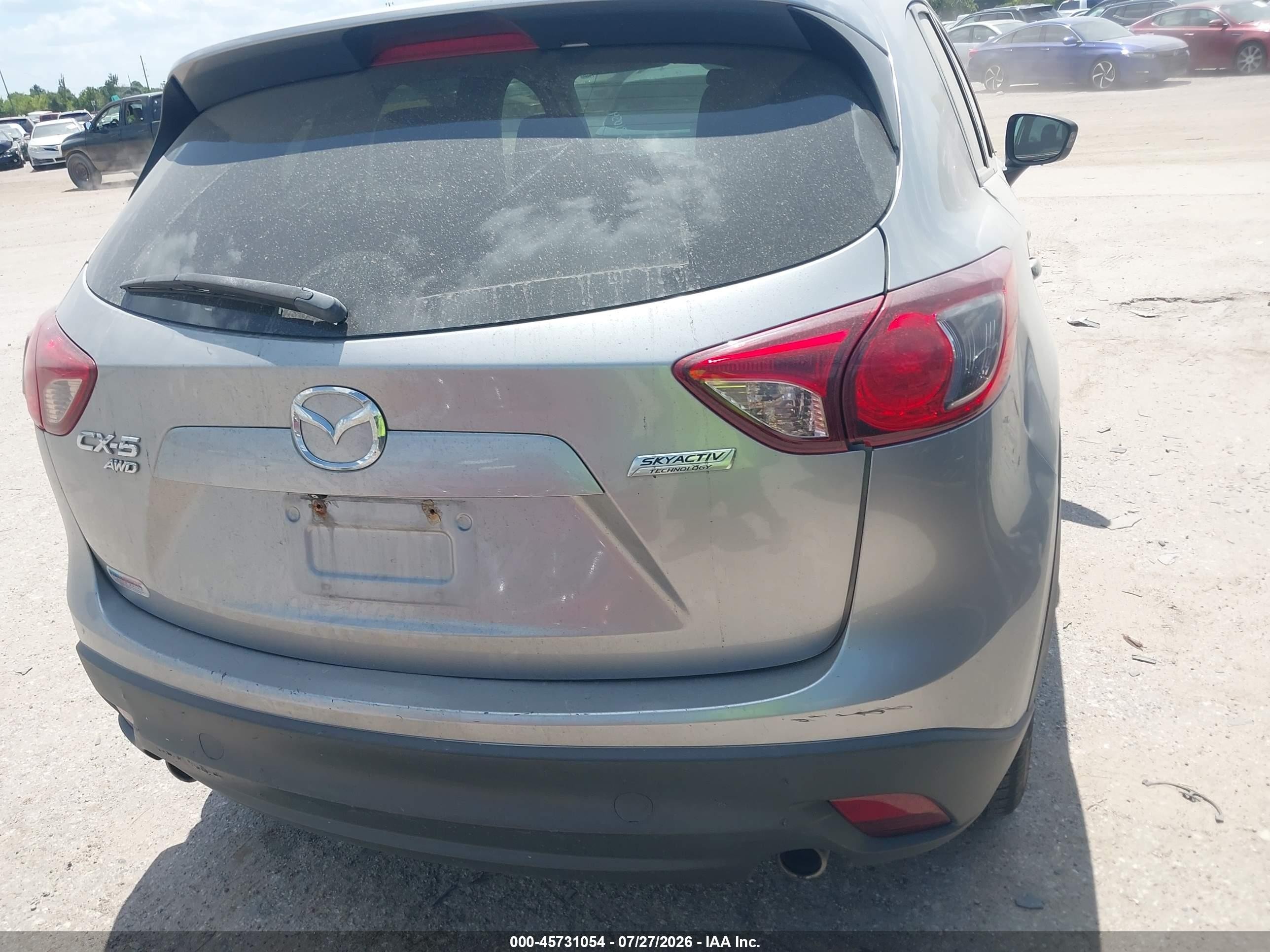 2013 Mazda Cx-5 Touring Silver vin: JM3KE4CE5D0121757
