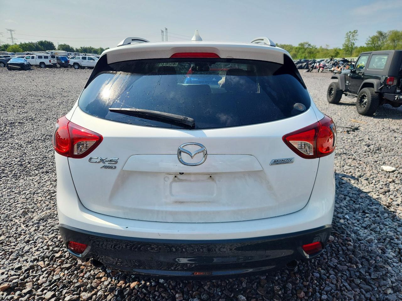2013 Mazda Cx-5 Touring White vin: JM3KE4CE5D0125906